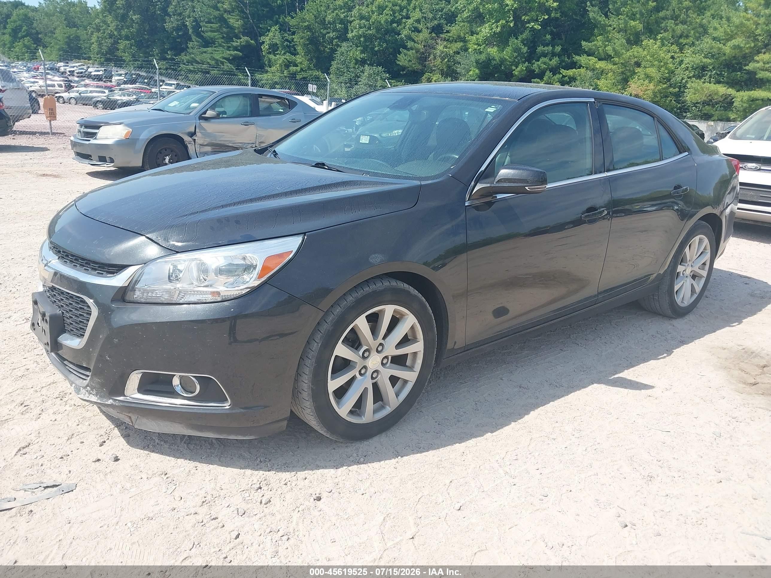 2015 Chevrolet Malibu 2lt Black vin: 1G11D5SL3FF119866