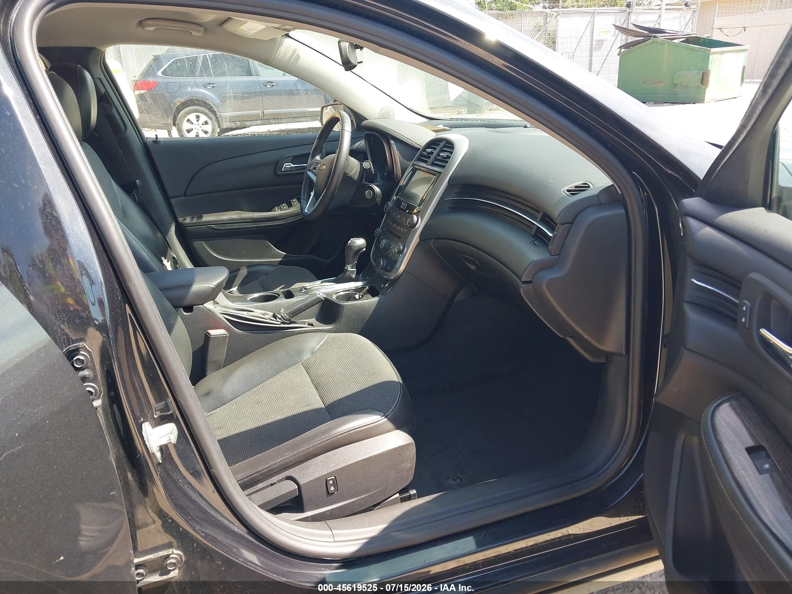 2015 Chevrolet Malibu 2lt Black vin: 1G11D5SL3FF119866