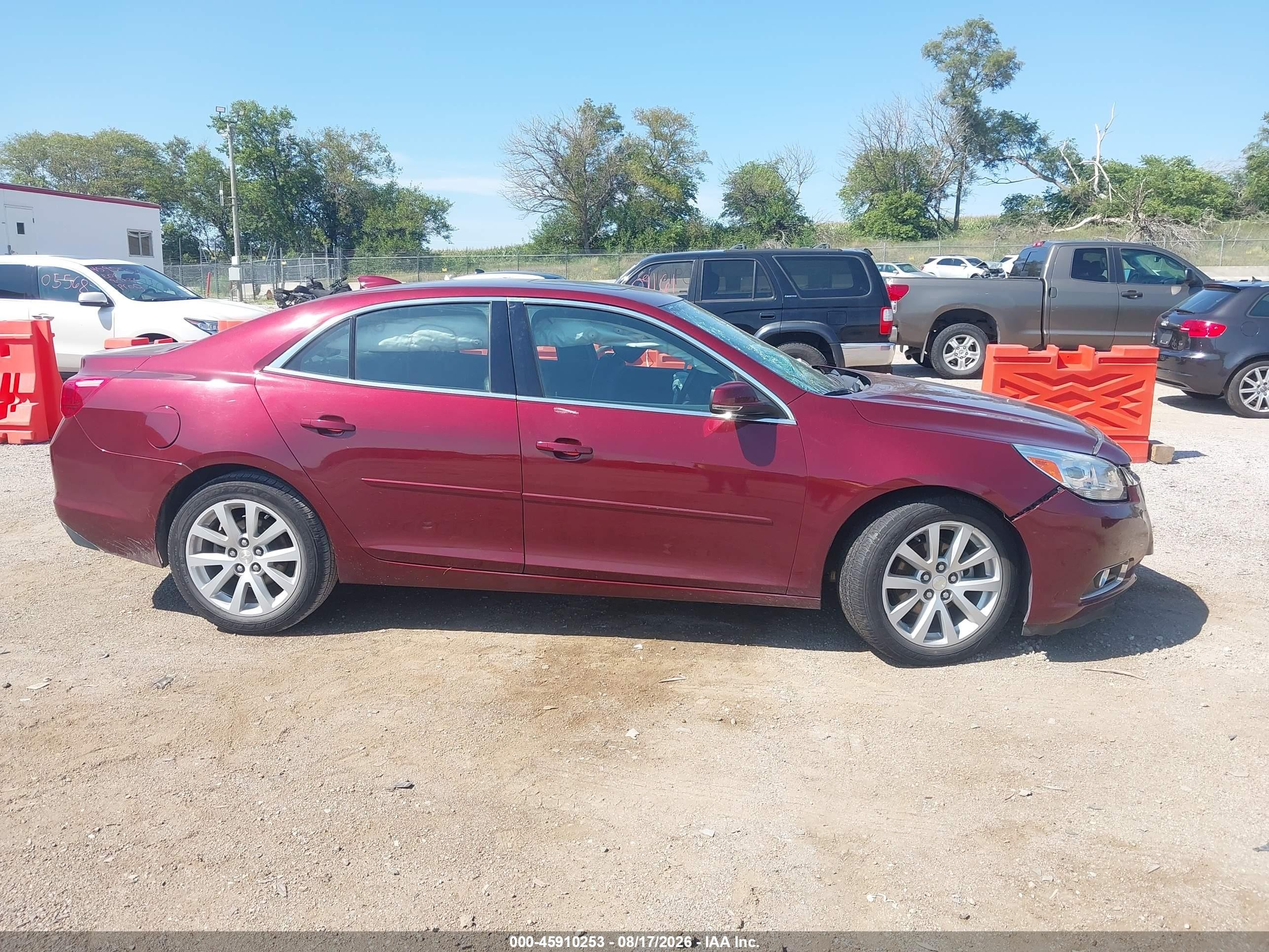 2015 Chevrolet Malibu 2lt Red vin: 1G11D5SL3FF140376