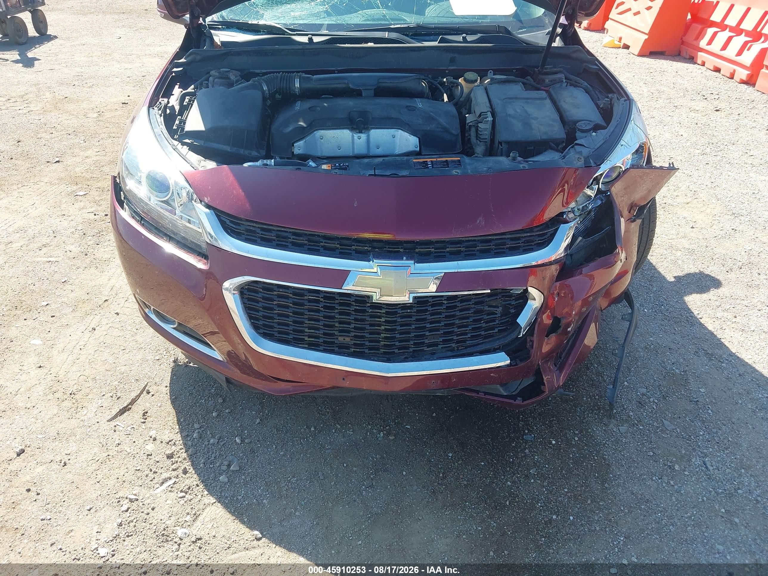 2015 Chevrolet Malibu 2lt Red vin: 1G11D5SL3FF140376