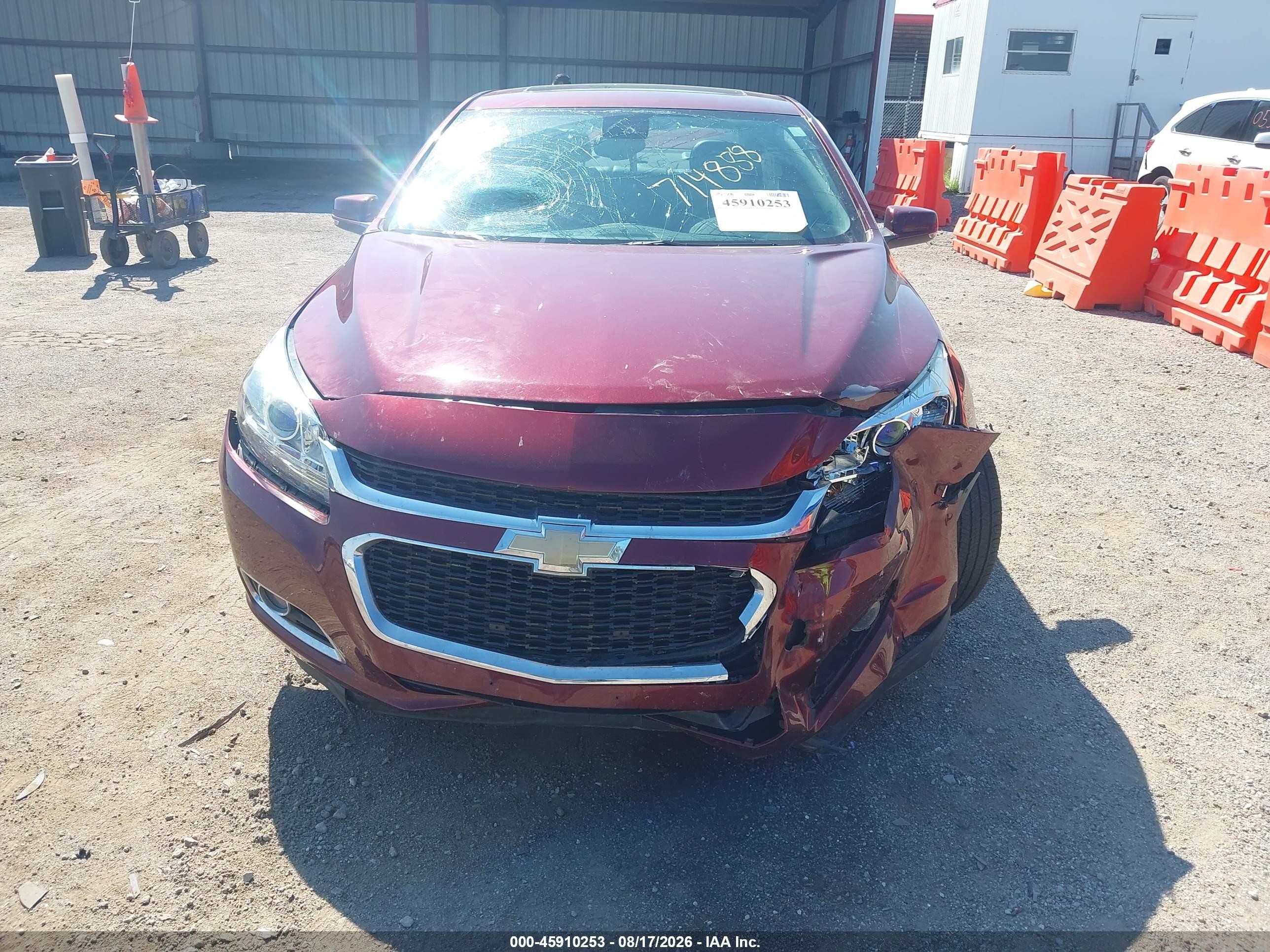 2015 Chevrolet Malibu 2lt Red vin: 1G11D5SL3FF140376