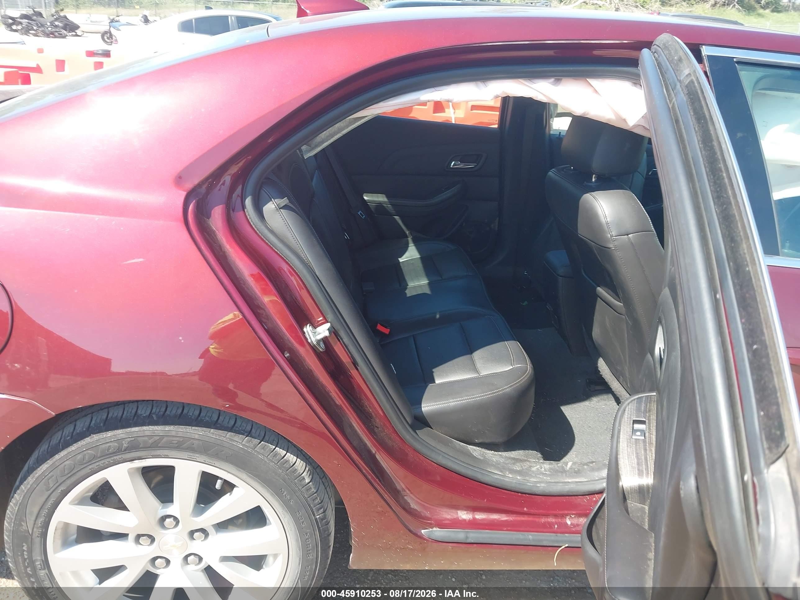 2015 Chevrolet Malibu 2lt Red vin: 1G11D5SL3FF140376
