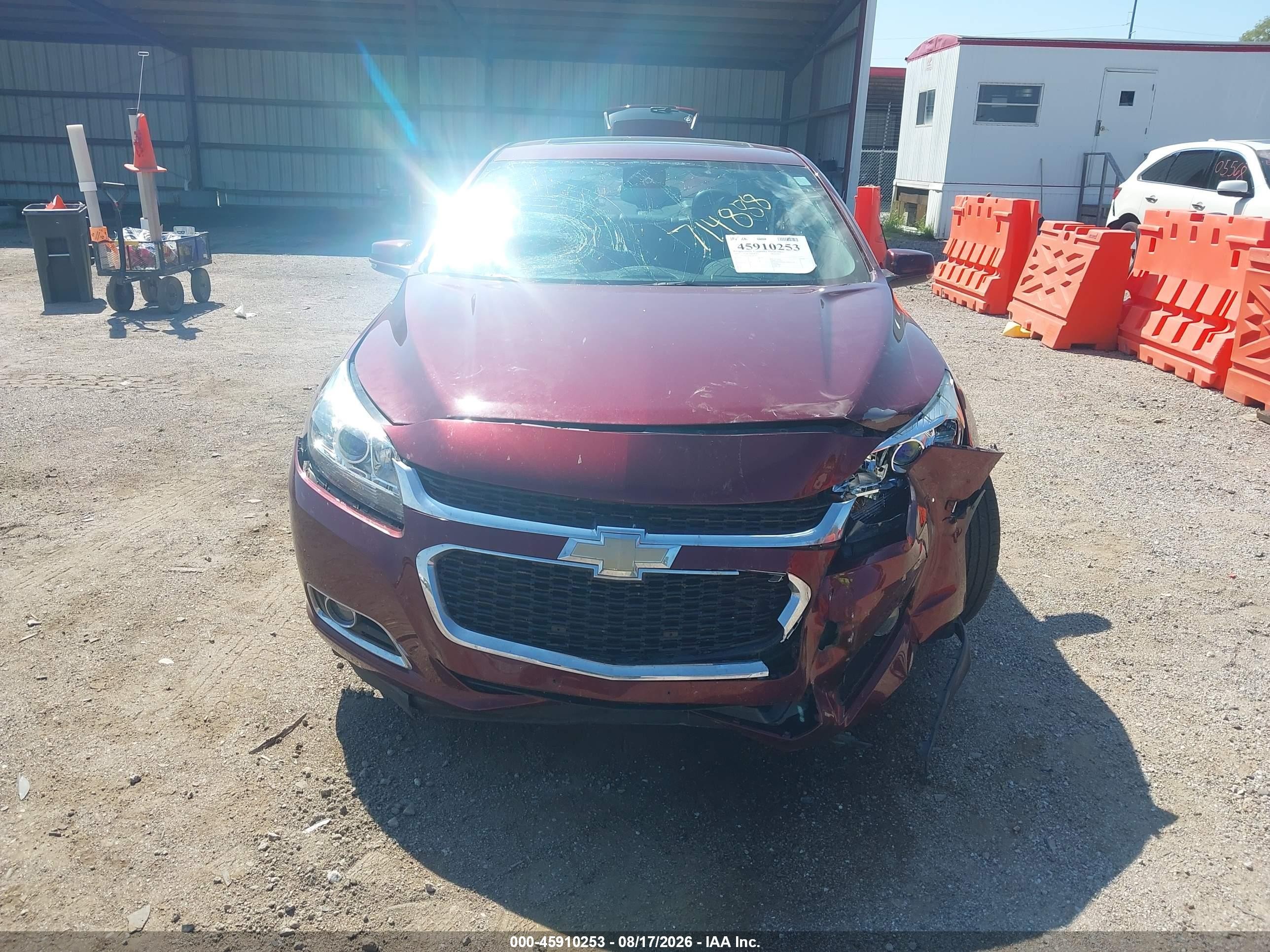 2015 Chevrolet Malibu 2lt Red vin: 1G11D5SL3FF140376