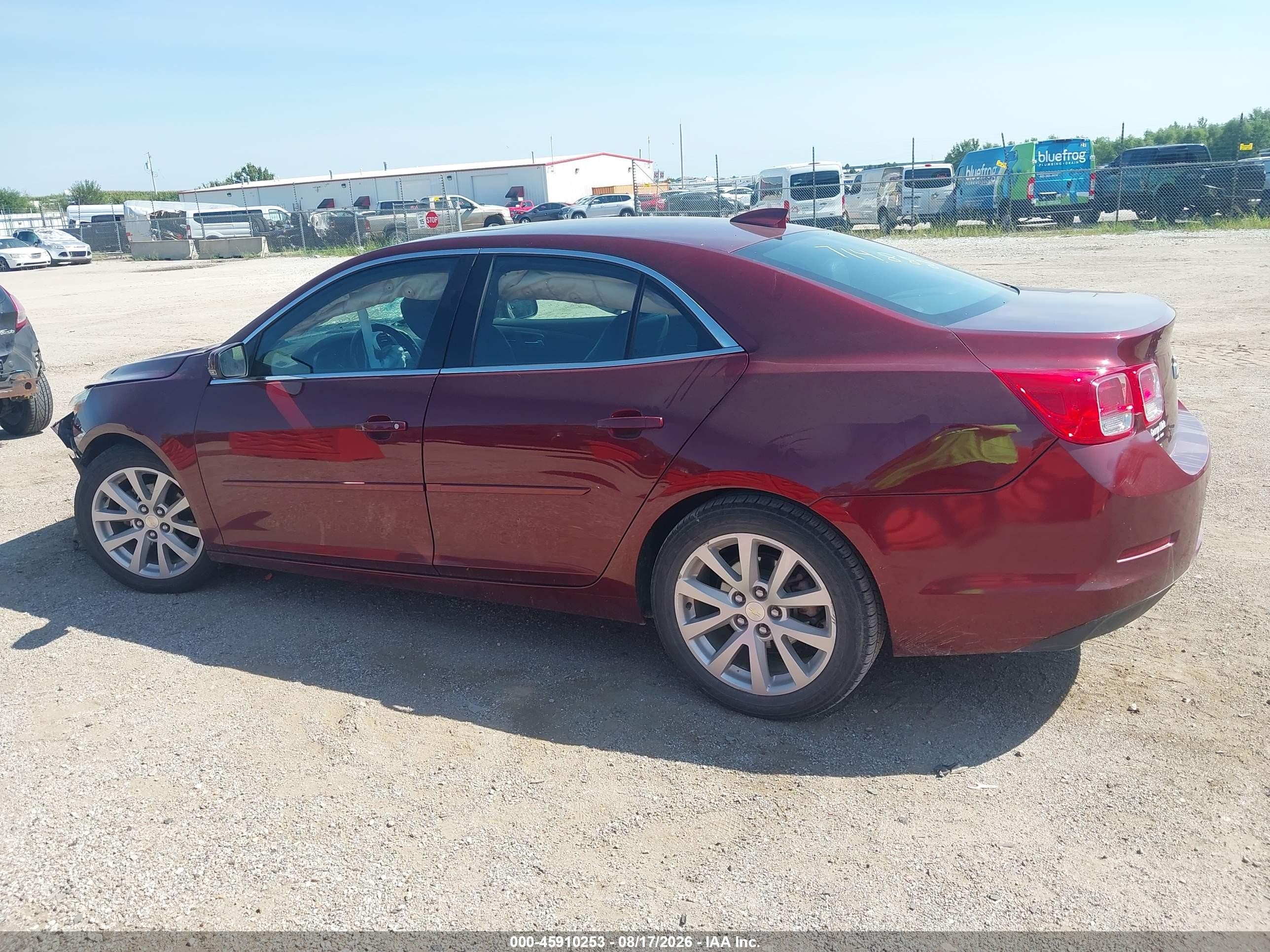2015 Chevrolet Malibu 2lt Red vin: 1G11D5SL3FF140376