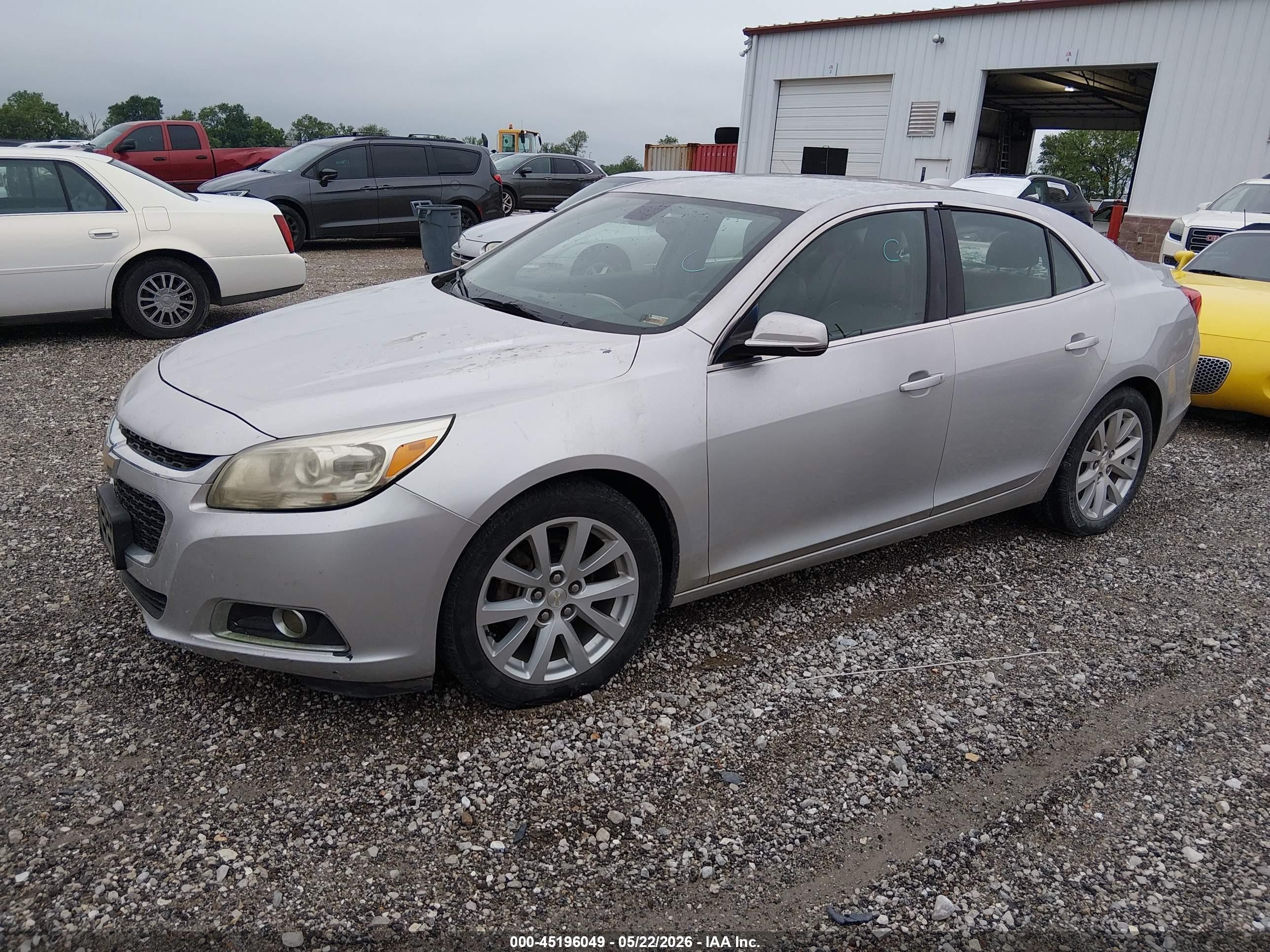 2015 Chevrolet Malibu 2lt Silver vin: 1G11D5SL3FF145111
