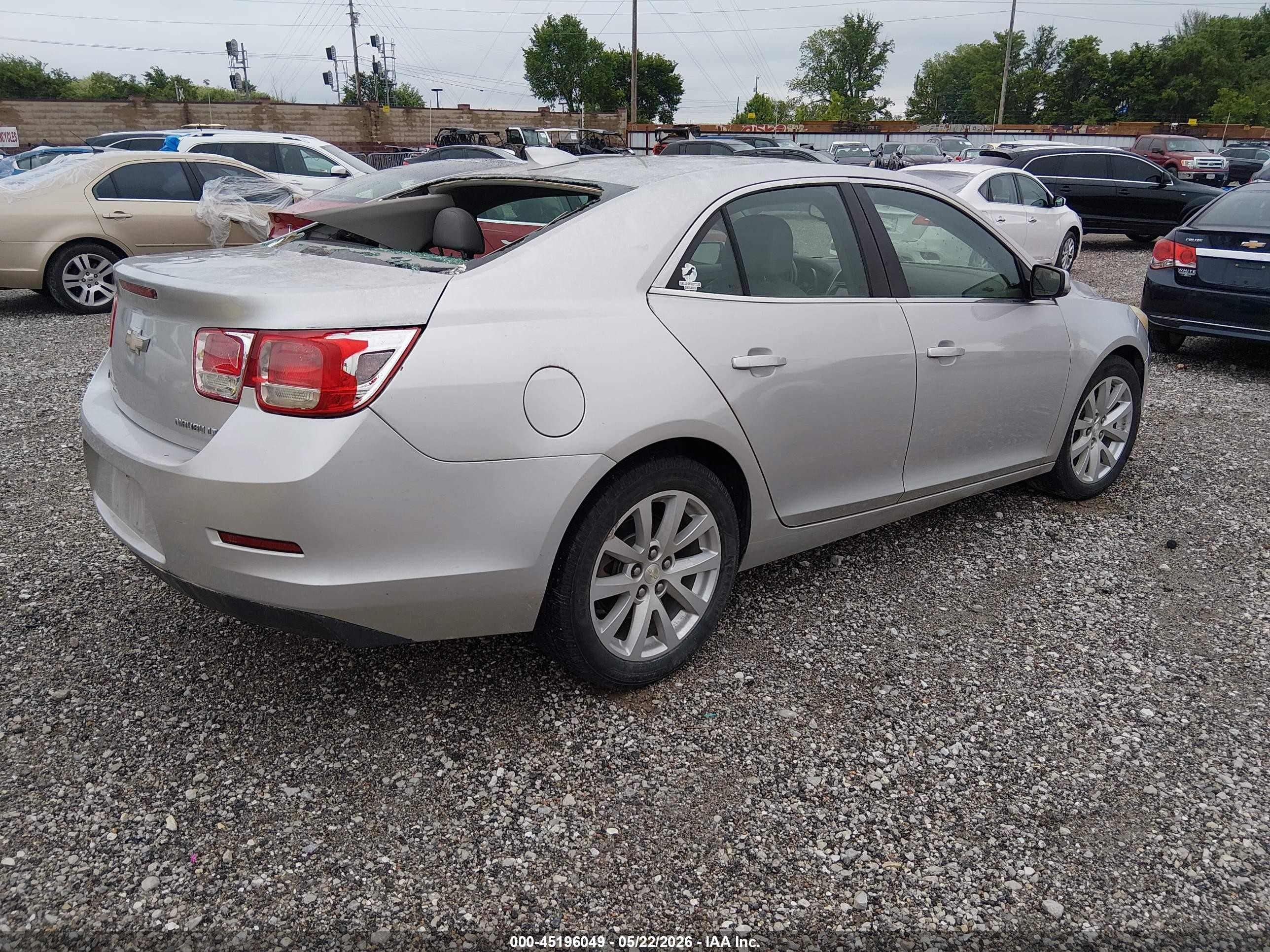 2015 Chevrolet Malibu 2lt Silver vin: 1G11D5SL3FF145111