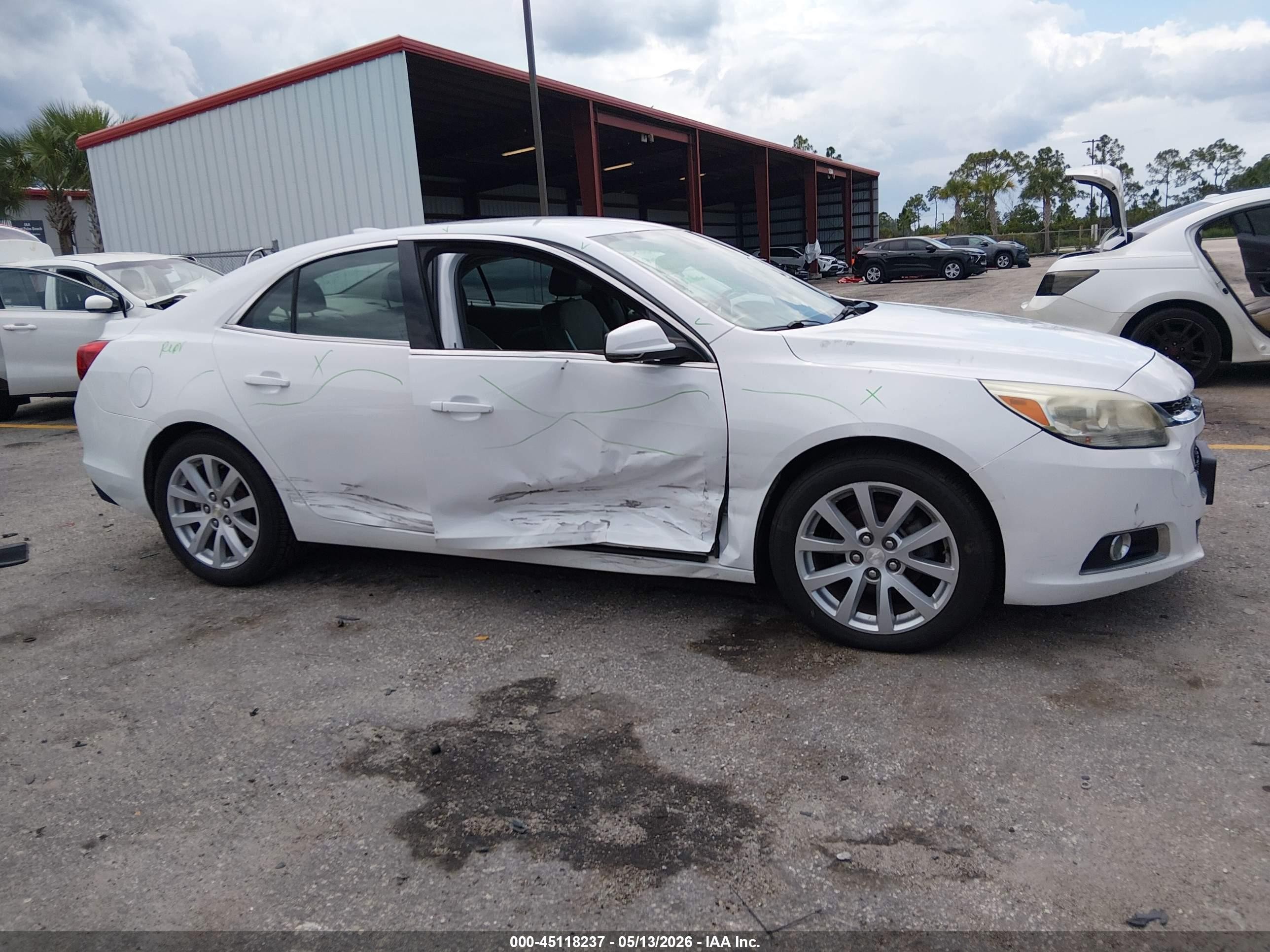2015 Chevrolet Malibu 2lt White vin: 1G11D5SL3FF151913