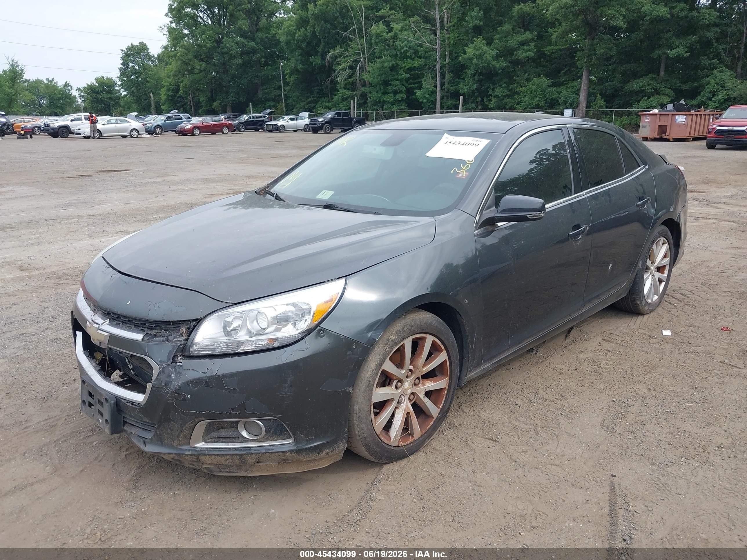 2015 Chevrolet Malibu 2lt Gray vin: 1G11D5SL4FF170101