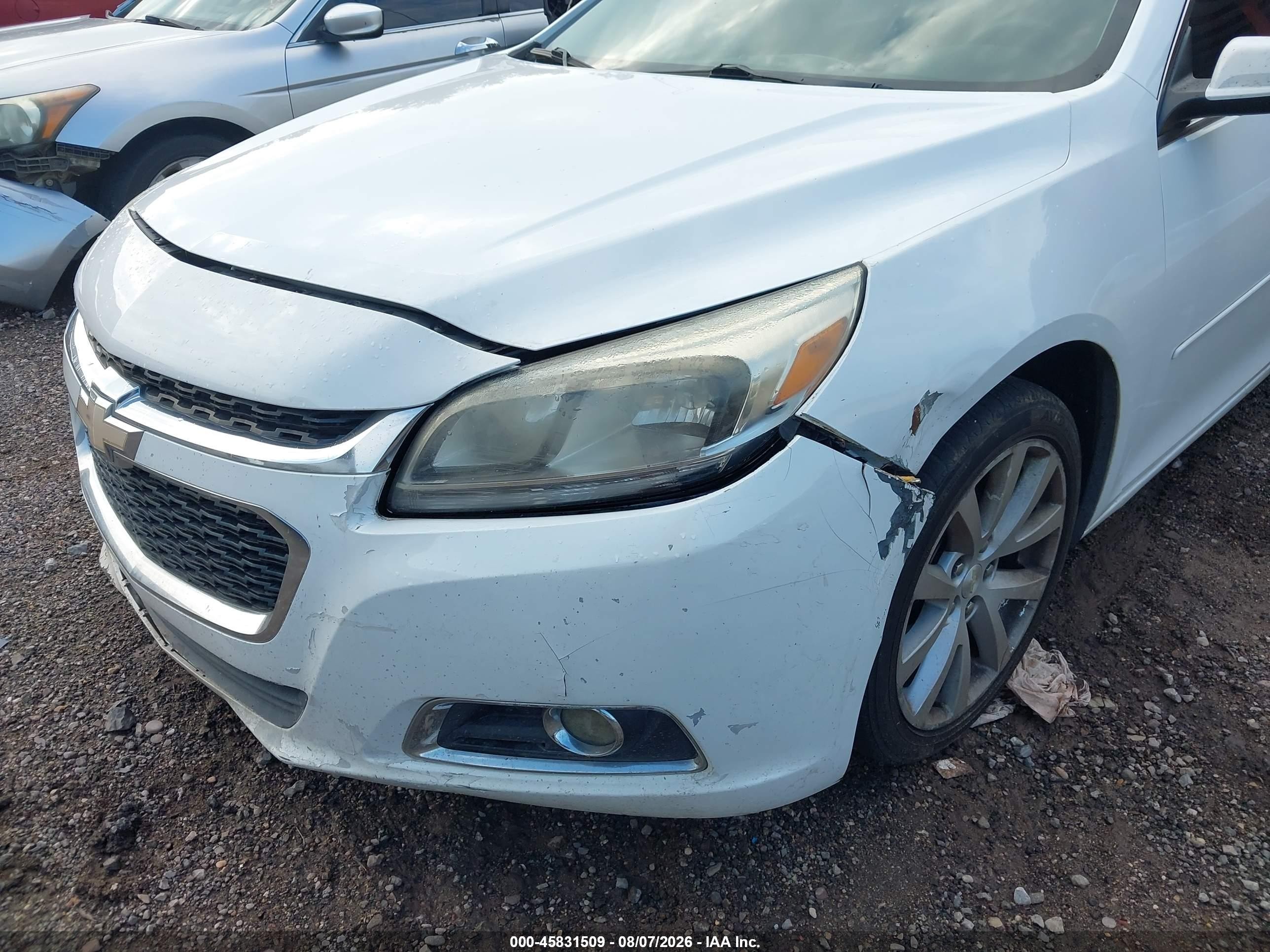 2015 Chevrolet Malibu 2lt White vin: 1G11D5SL4FF266830