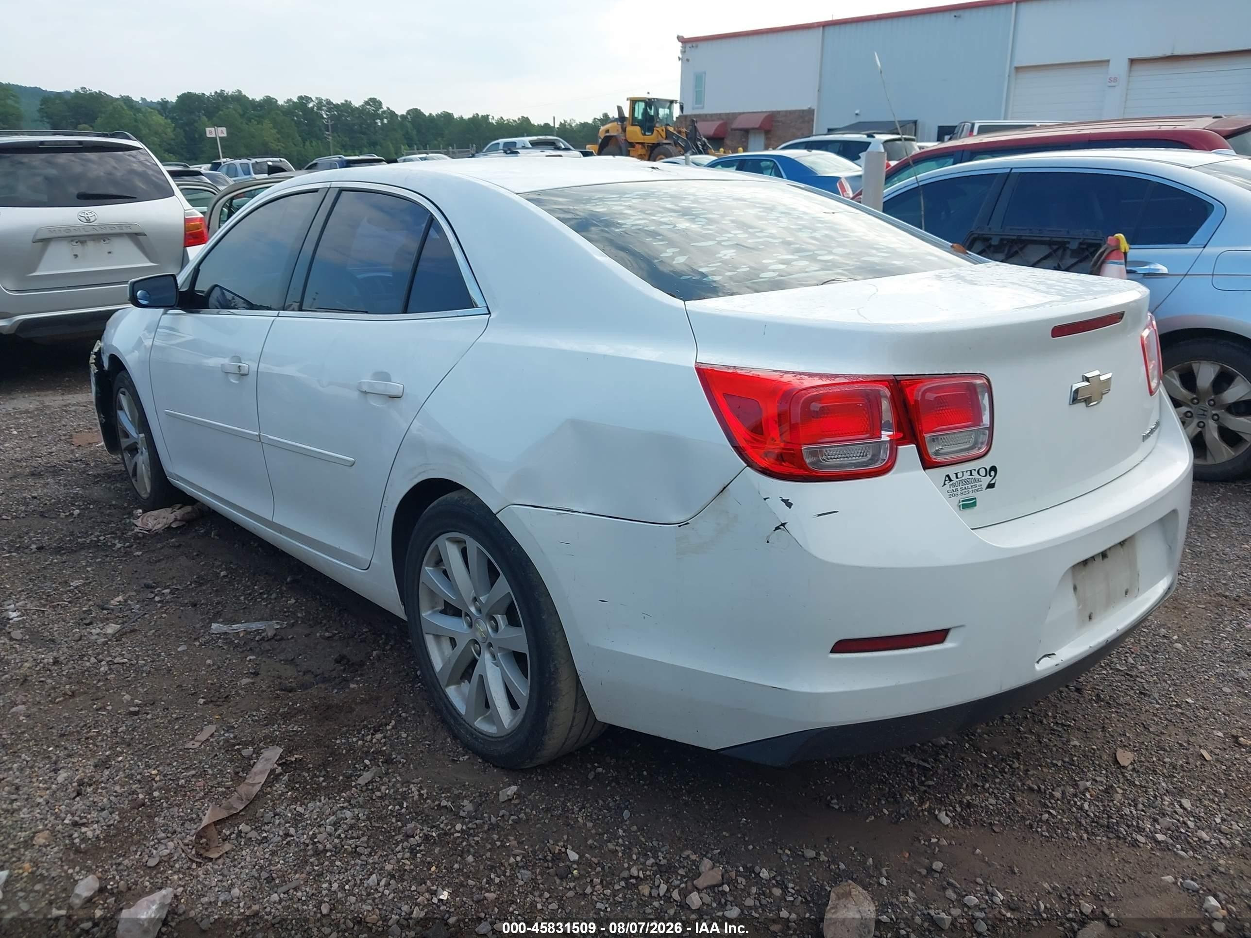2015 Chevrolet Malibu 2lt White vin: 1G11D5SL4FF266830