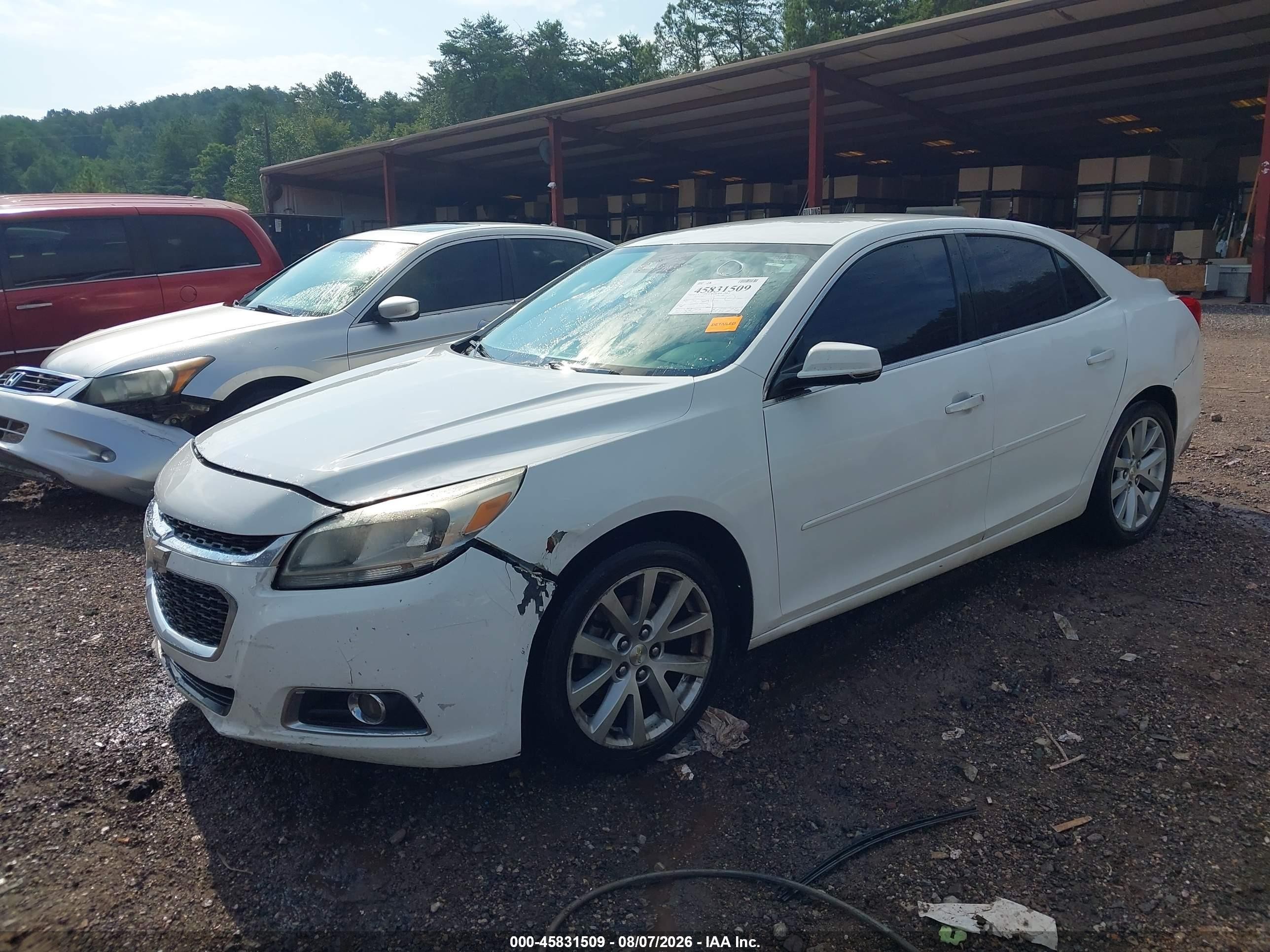 2015 Chevrolet Malibu 2lt White vin: 1G11D5SL4FF266830