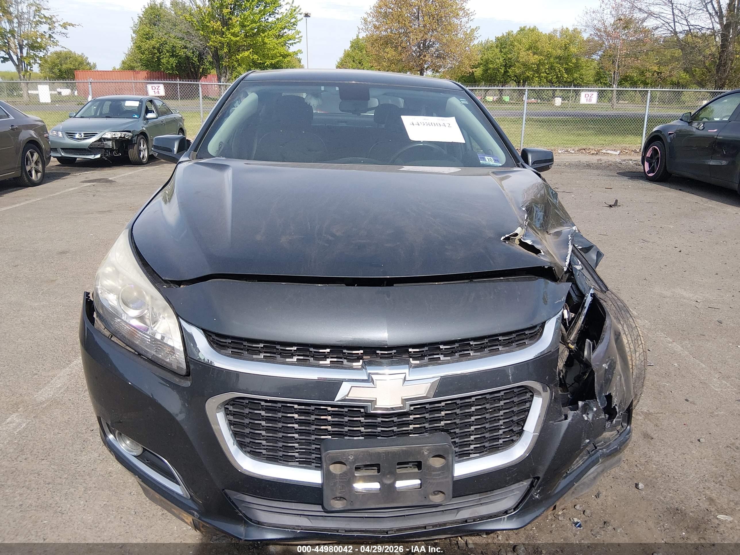 2015 Chevrolet Malibu 2lt Gray vin: 1G11D5SL4FF273289