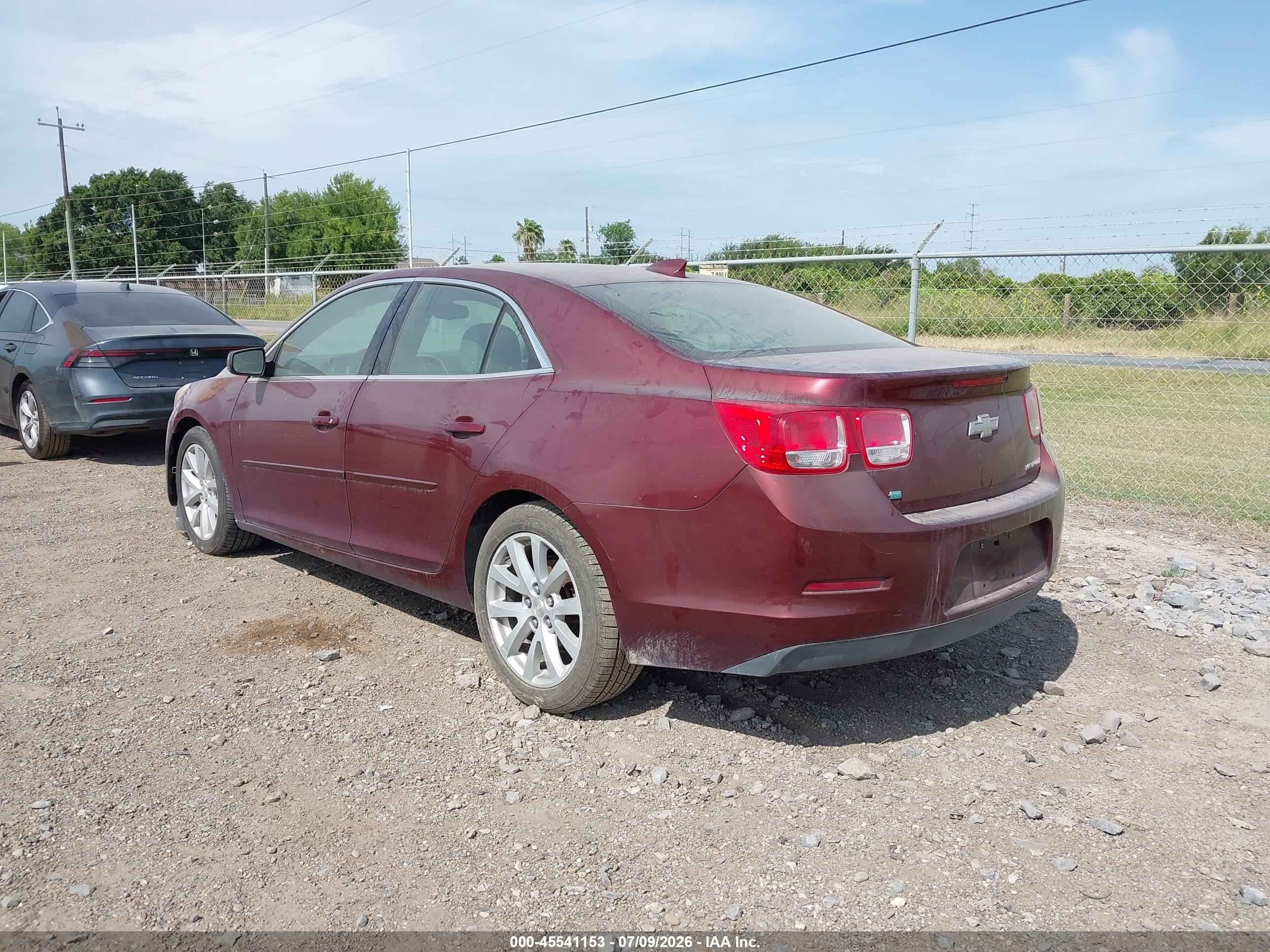 2015 Chevrolet Malibu 2lt Burgundy vin: 1G11D5SL4FF300880