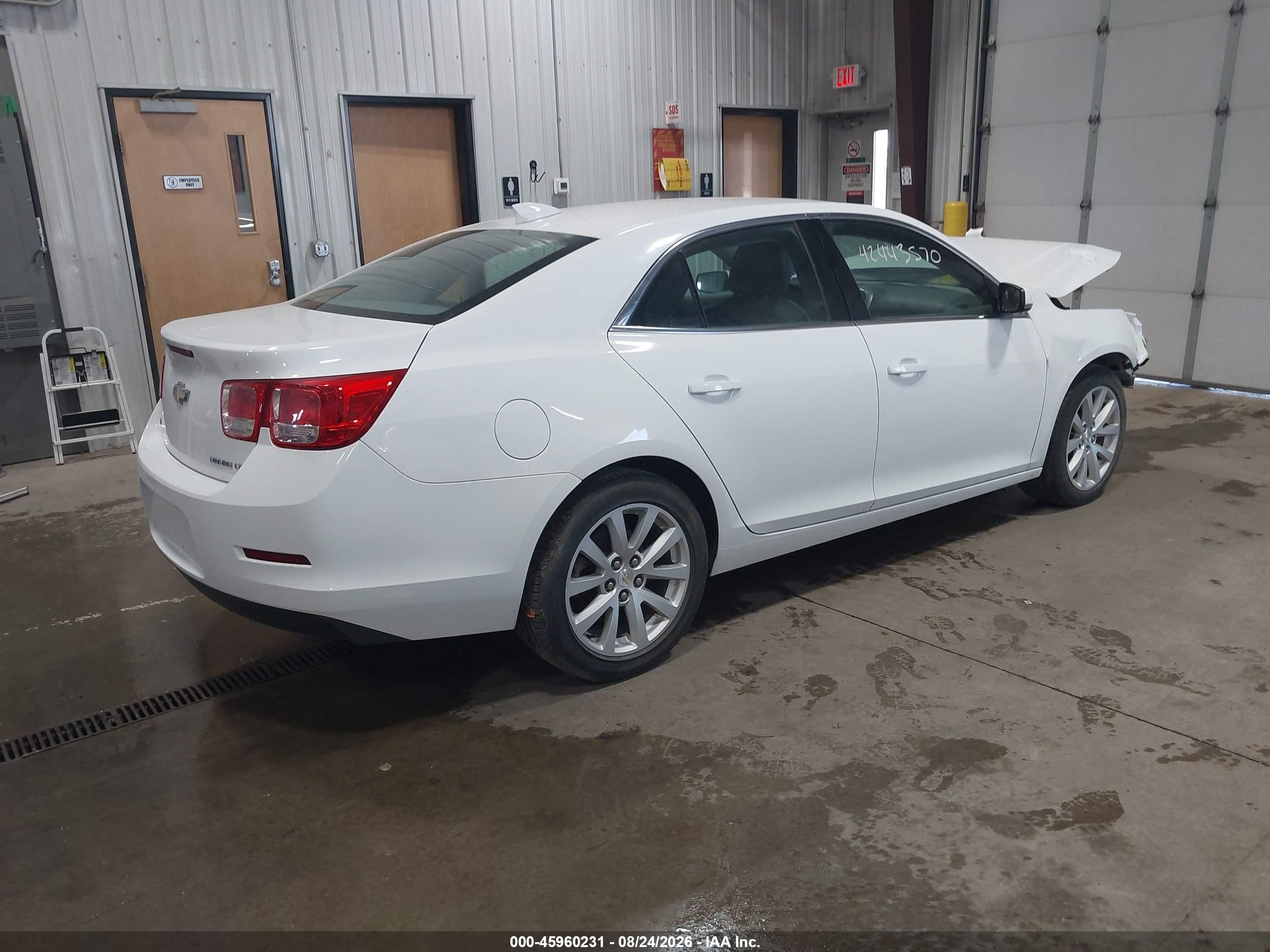 2015 Chevrolet Malibu 2lt White vin: 1G11D5SL5FF144381