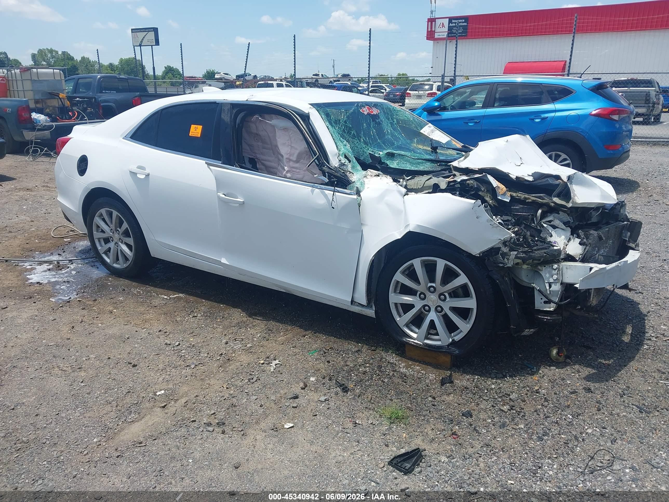2015 Chevrolet Malibu 2lt White vin: 1G11D5SL5FF202960