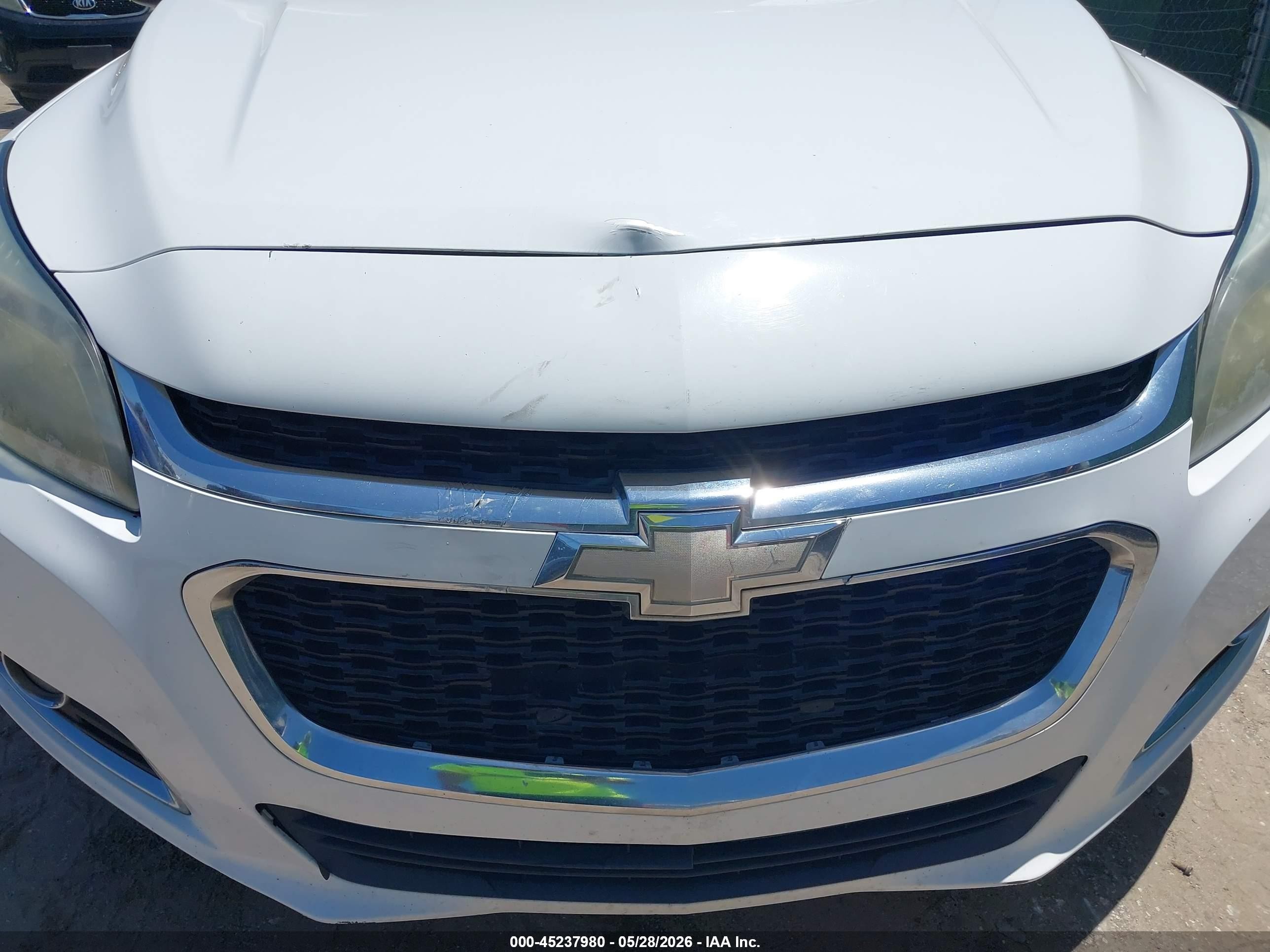 2015 Chevrolet Malibu 2lt White vin: 1G11D5SL5FF208046