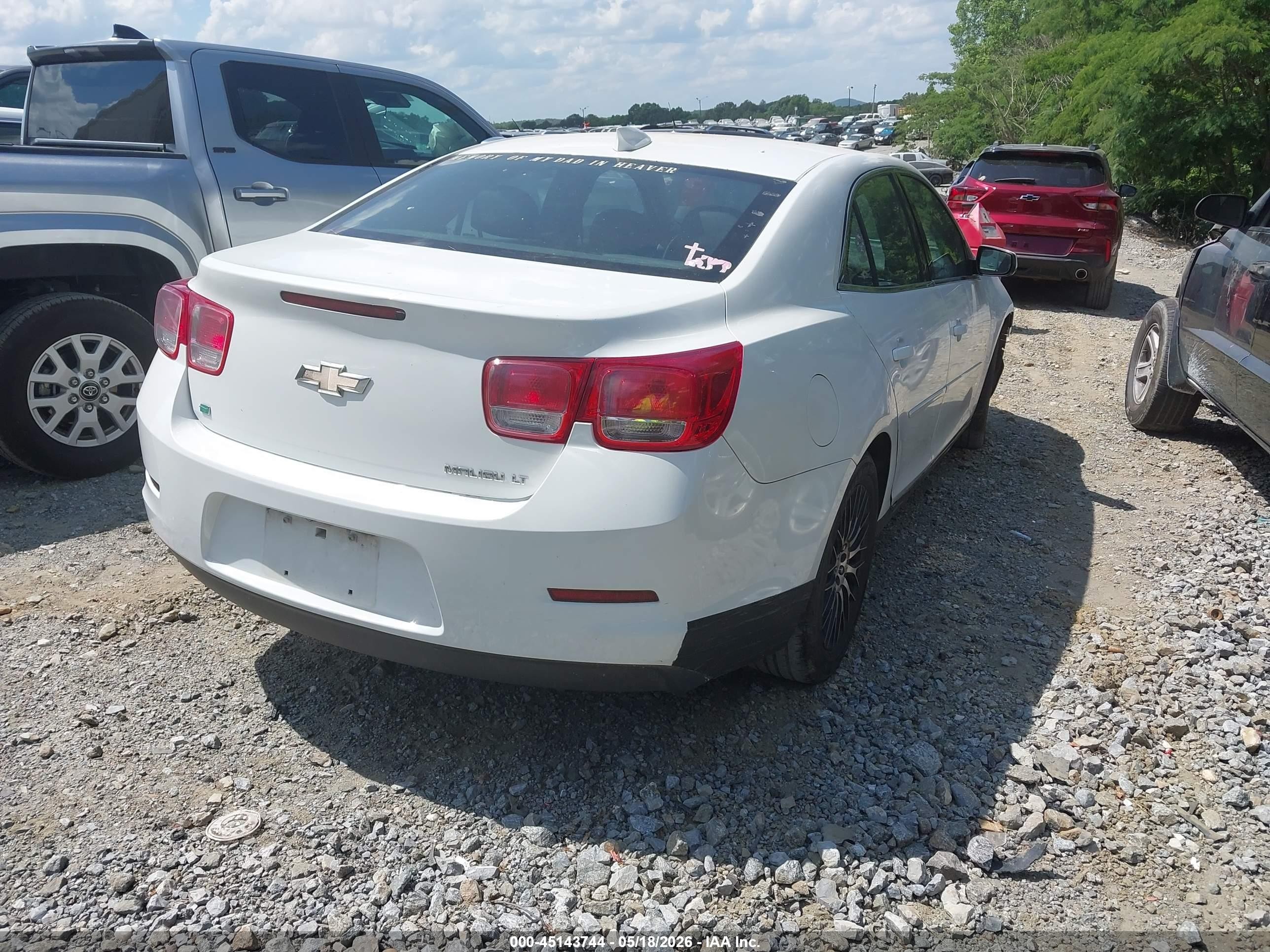 2015 Chevrolet Malibu 2lt White vin: 1G11D5SL5FU122912