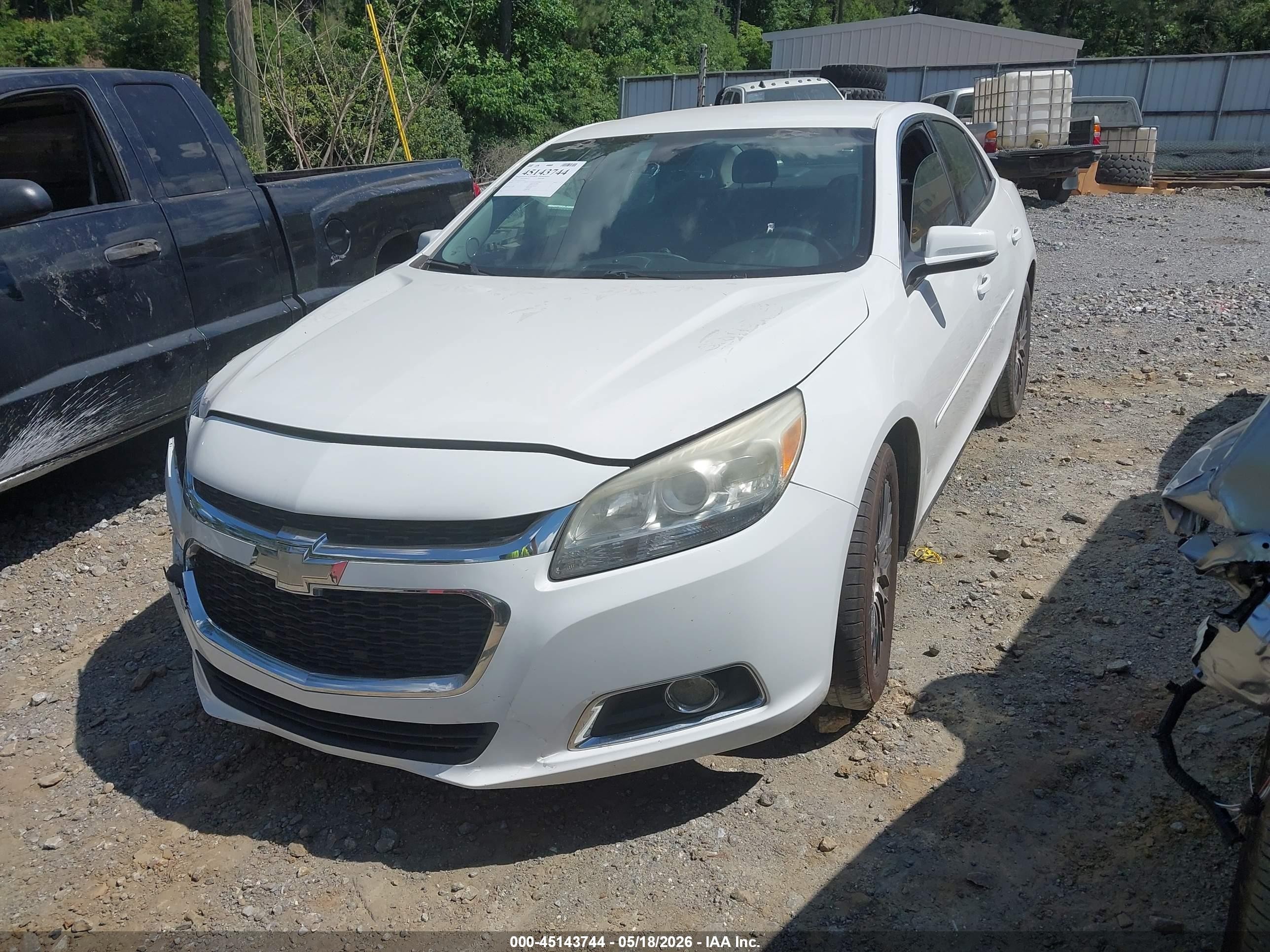 2015 Chevrolet Malibu 2lt White vin: 1G11D5SL5FU122912