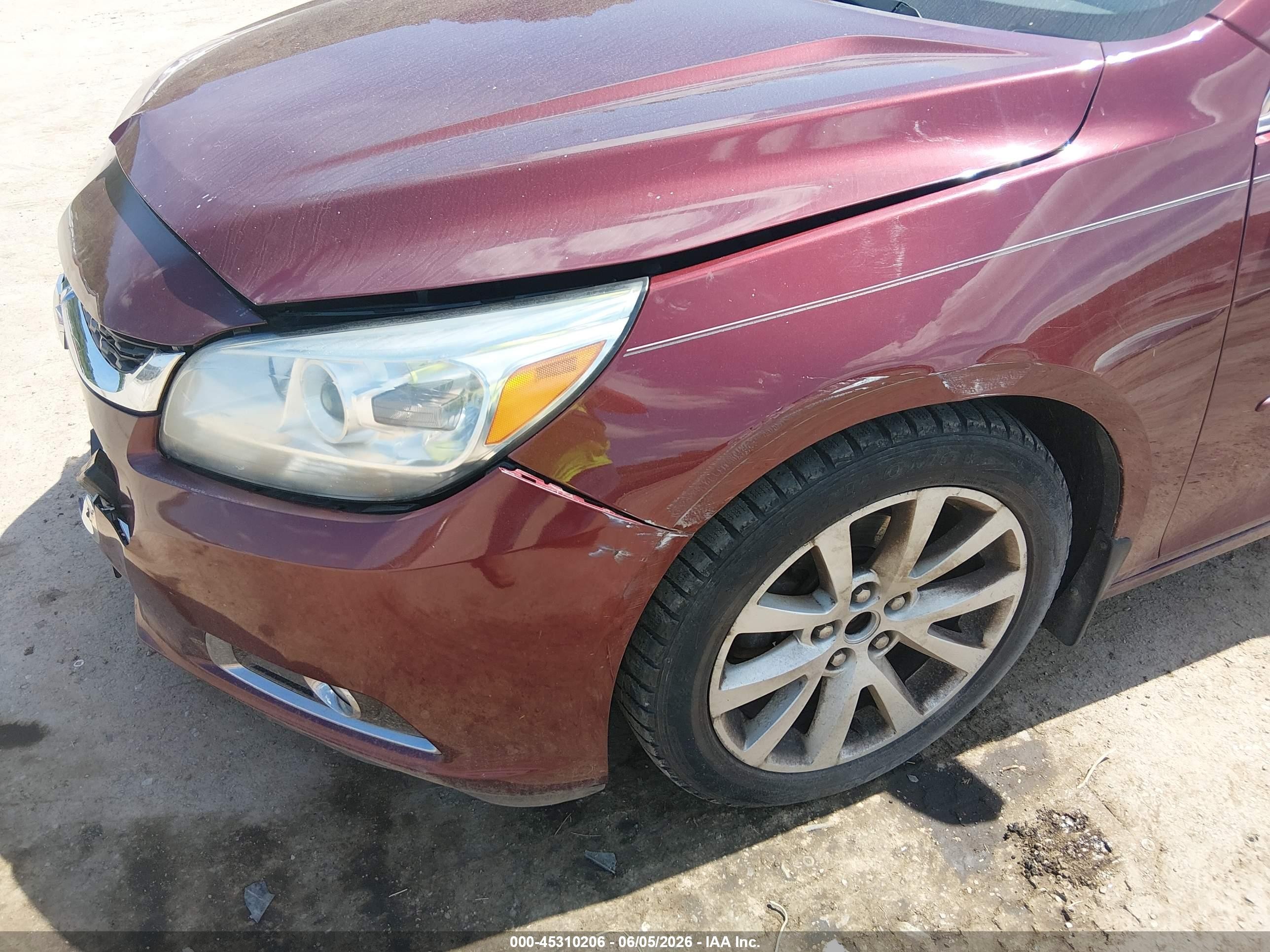 2015 Chevrolet Malibu 2lt Maroon vin: 1G11D5SL6FF108862