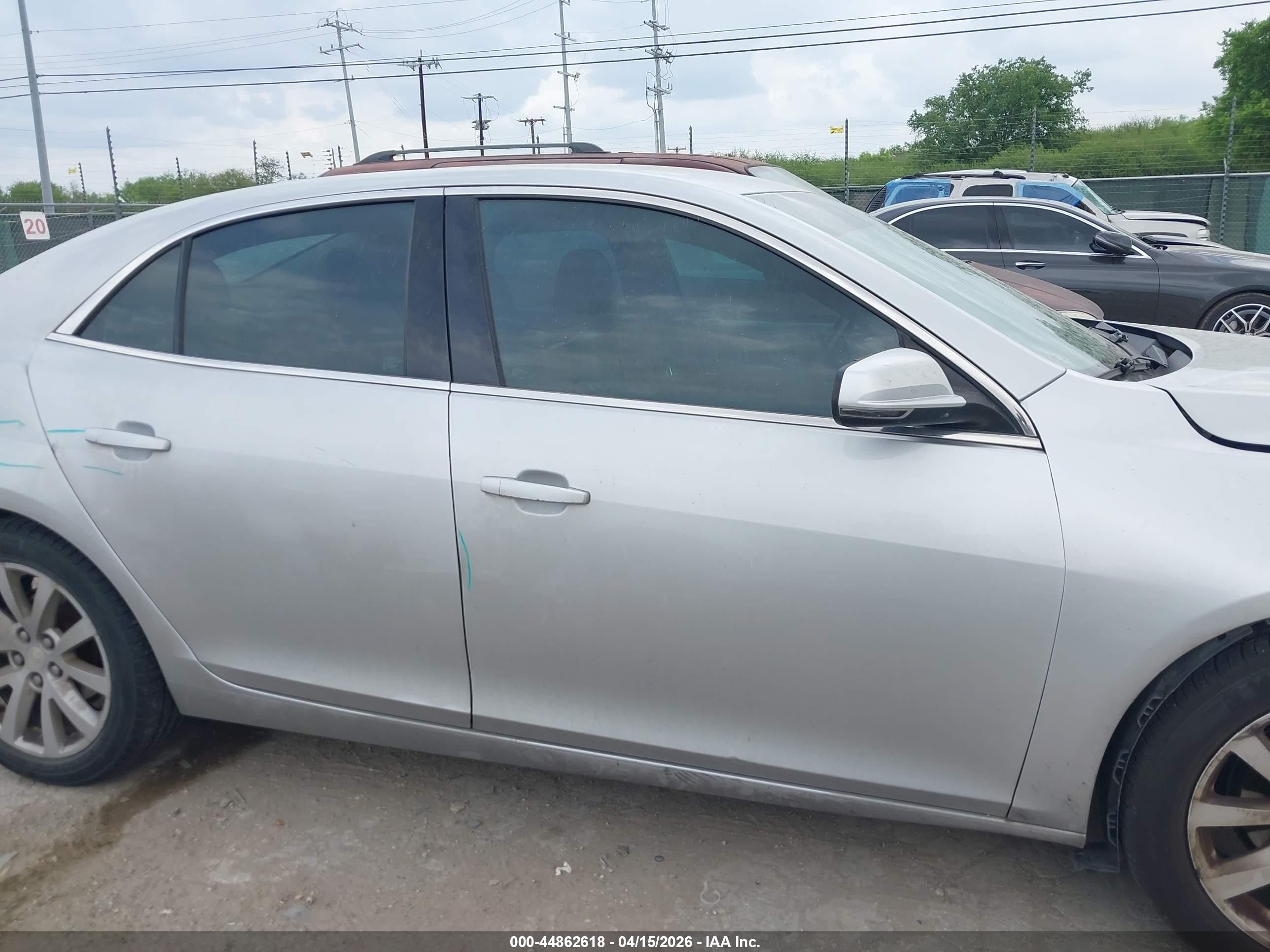 2015 Chevrolet Malibu 2lt Silver vin: 1G11D5SL6FF150982