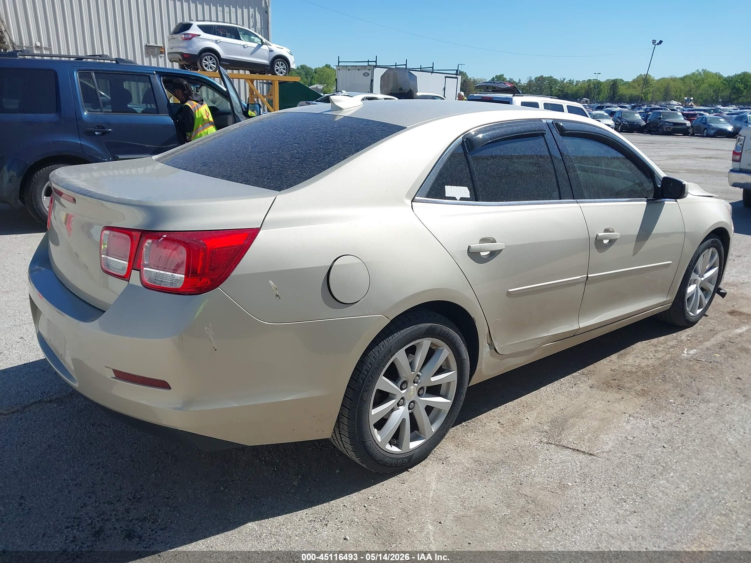 2015 Chevrolet Malibu 2lt Beige vin: 1G11D5SL6FF308429