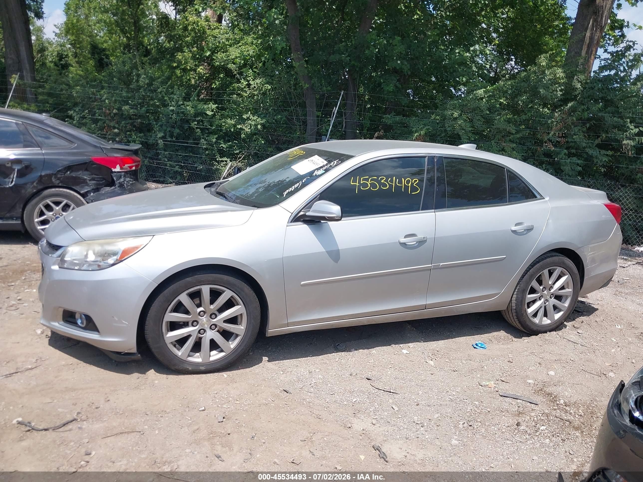 2015 Chevrolet Malibu 2lt Silver vin: 1G11D5SL7FF292452