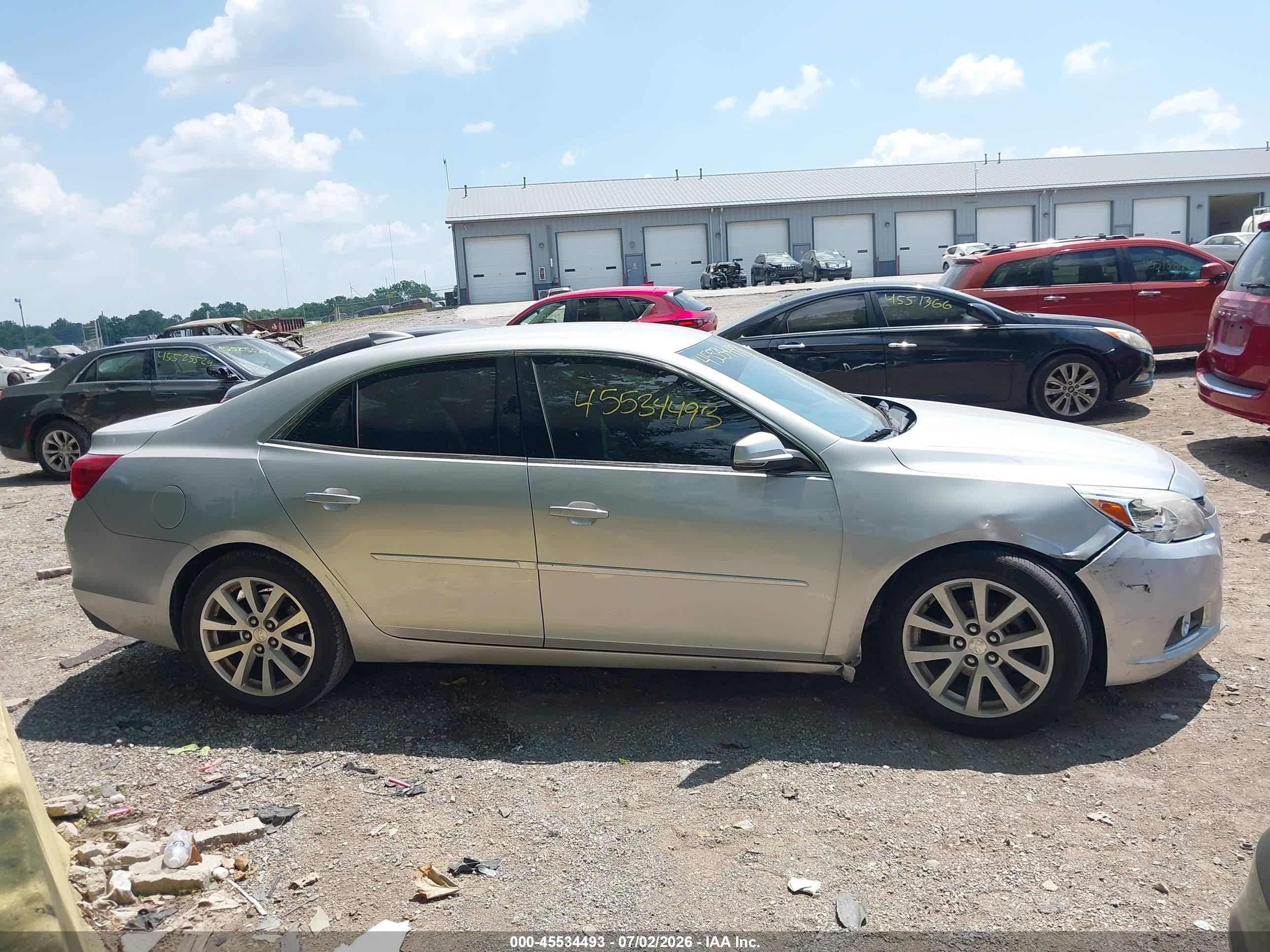 2015 Chevrolet Malibu 2lt Silver vin: 1G11D5SL7FF292452