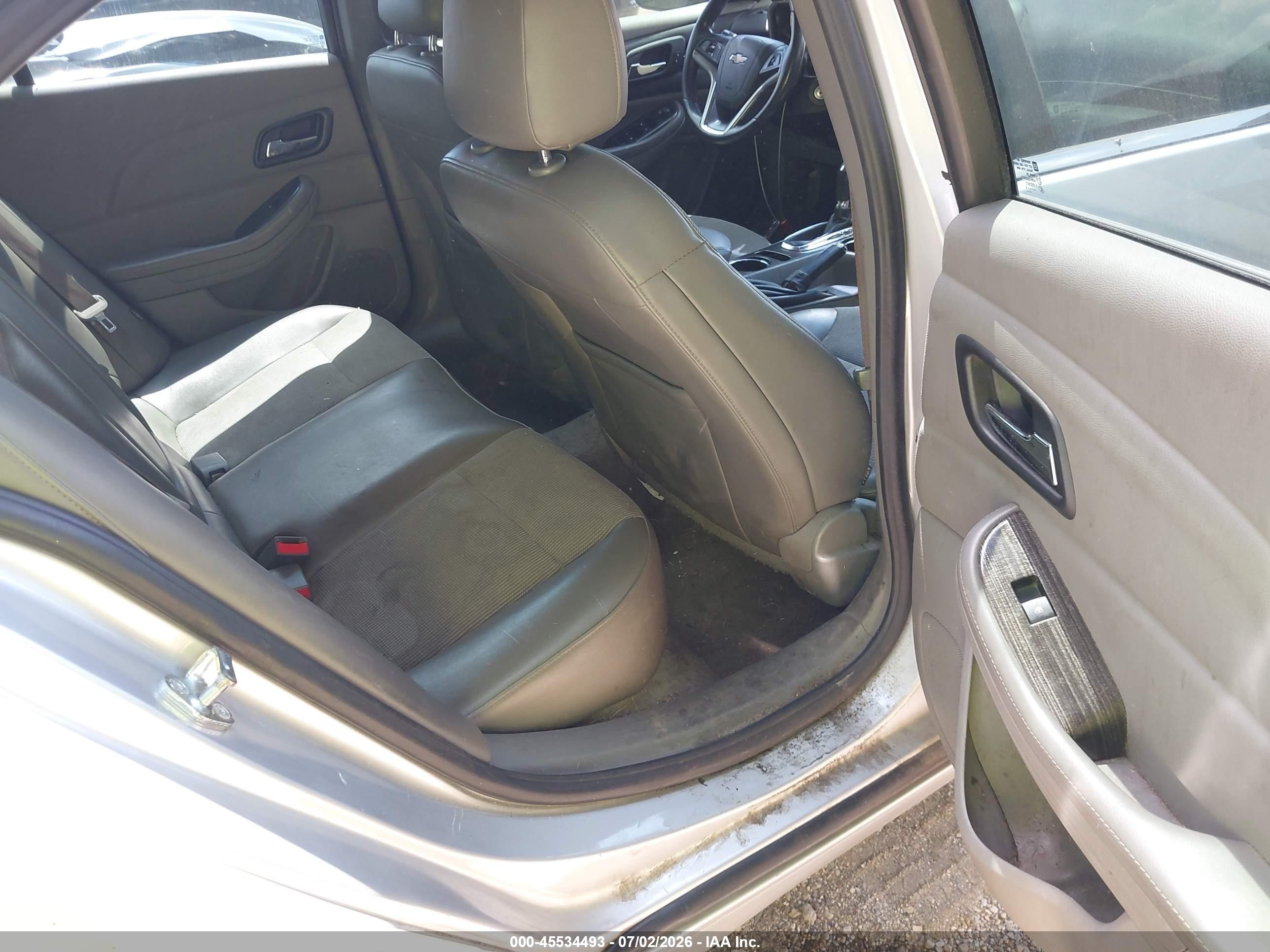 2015 Chevrolet Malibu 2lt Silver vin: 1G11D5SL7FF292452