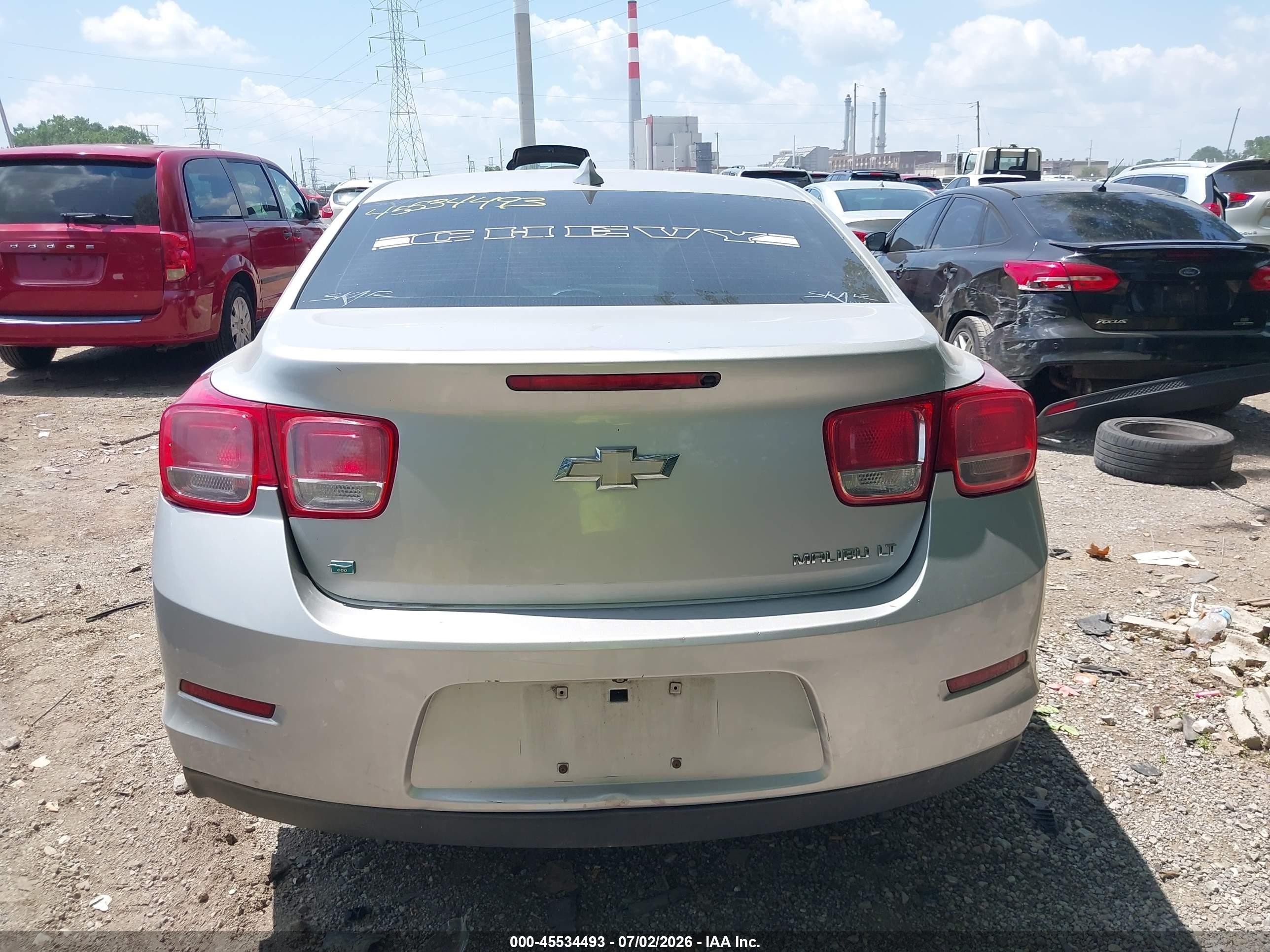 2015 Chevrolet Malibu 2lt Silver vin: 1G11D5SL7FF292452