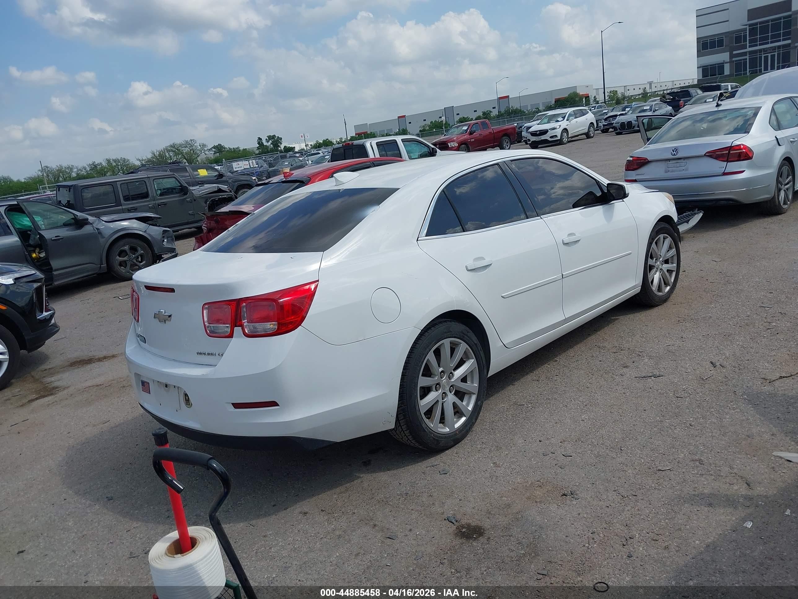 2015 Chevrolet Malibu 2lt White vin: 1G11D5SL7FU150906