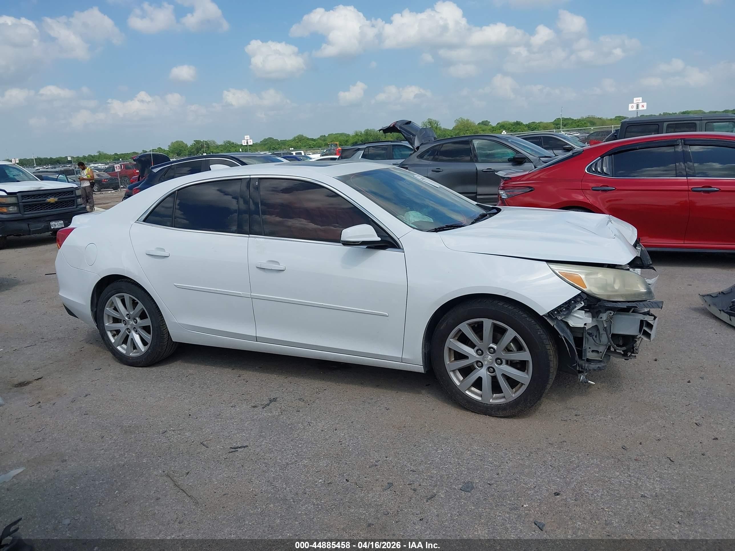 2015 Chevrolet Malibu 2lt White vin: 1G11D5SL7FU150906