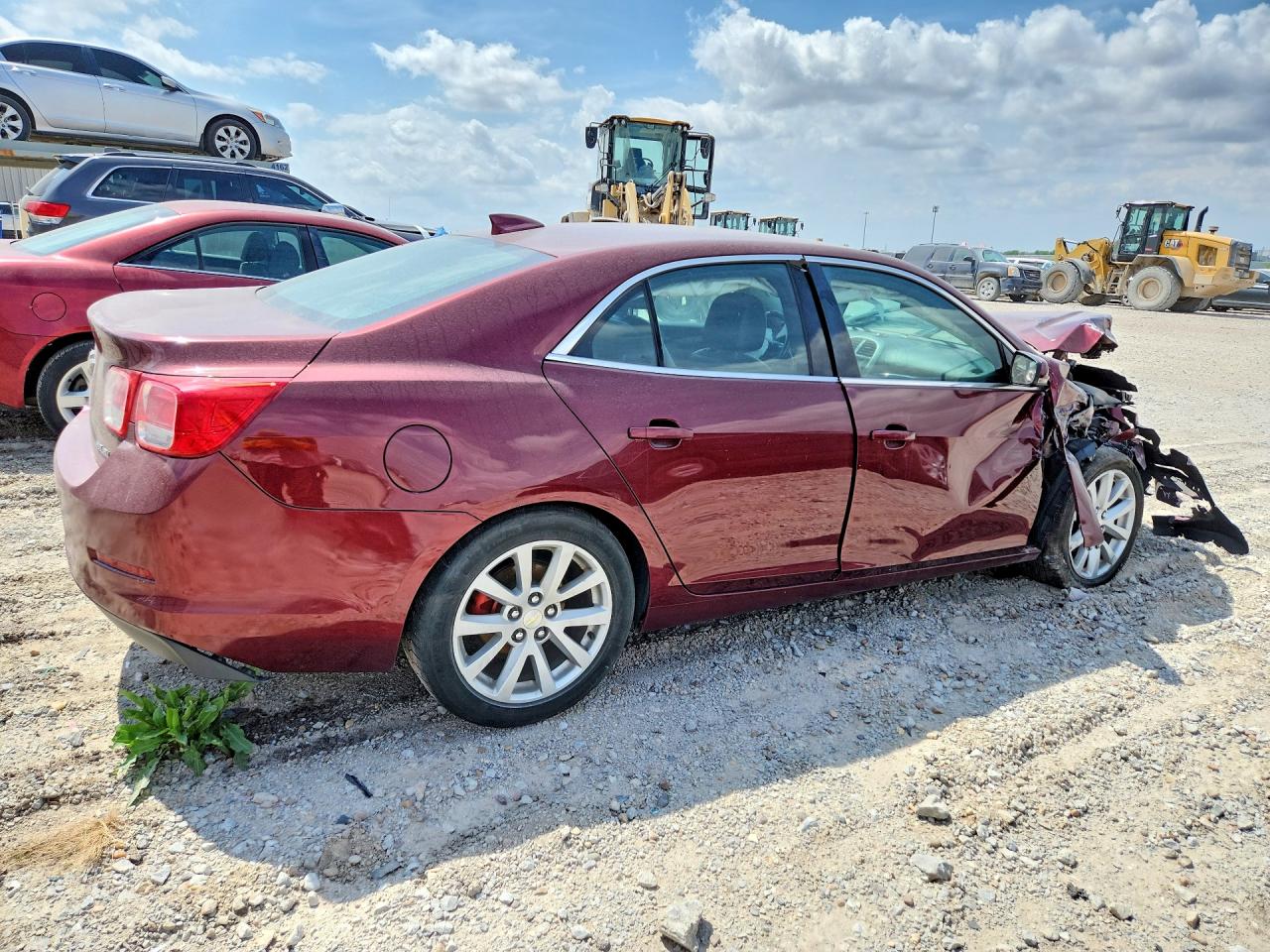 2015 Chevrolet Malibu Ltz Maroon vin: 1G11D5SL8FF126540
