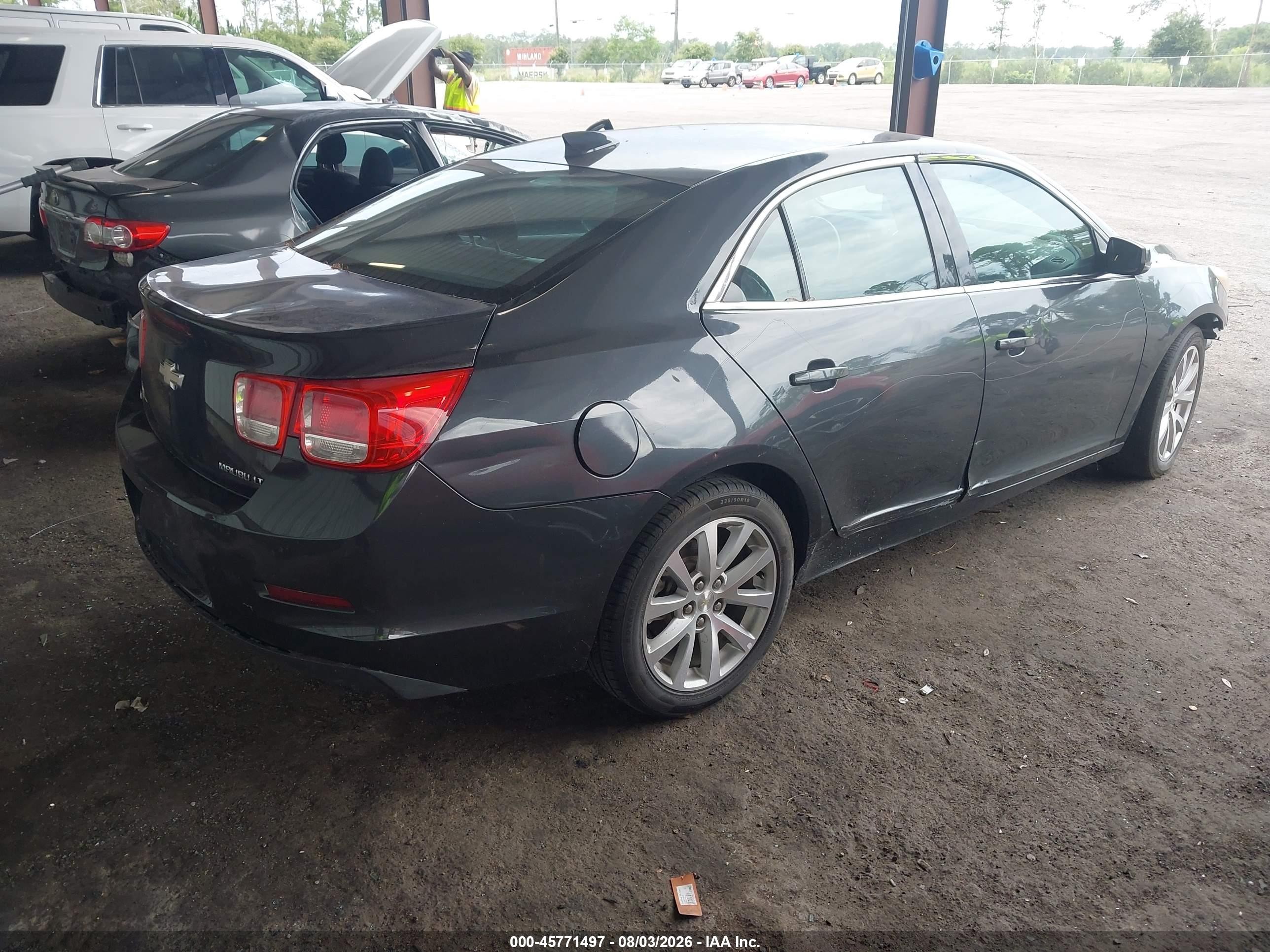 2015 Chevrolet Malibu 2lt Gray vin: 1G11D5SL8FF225732