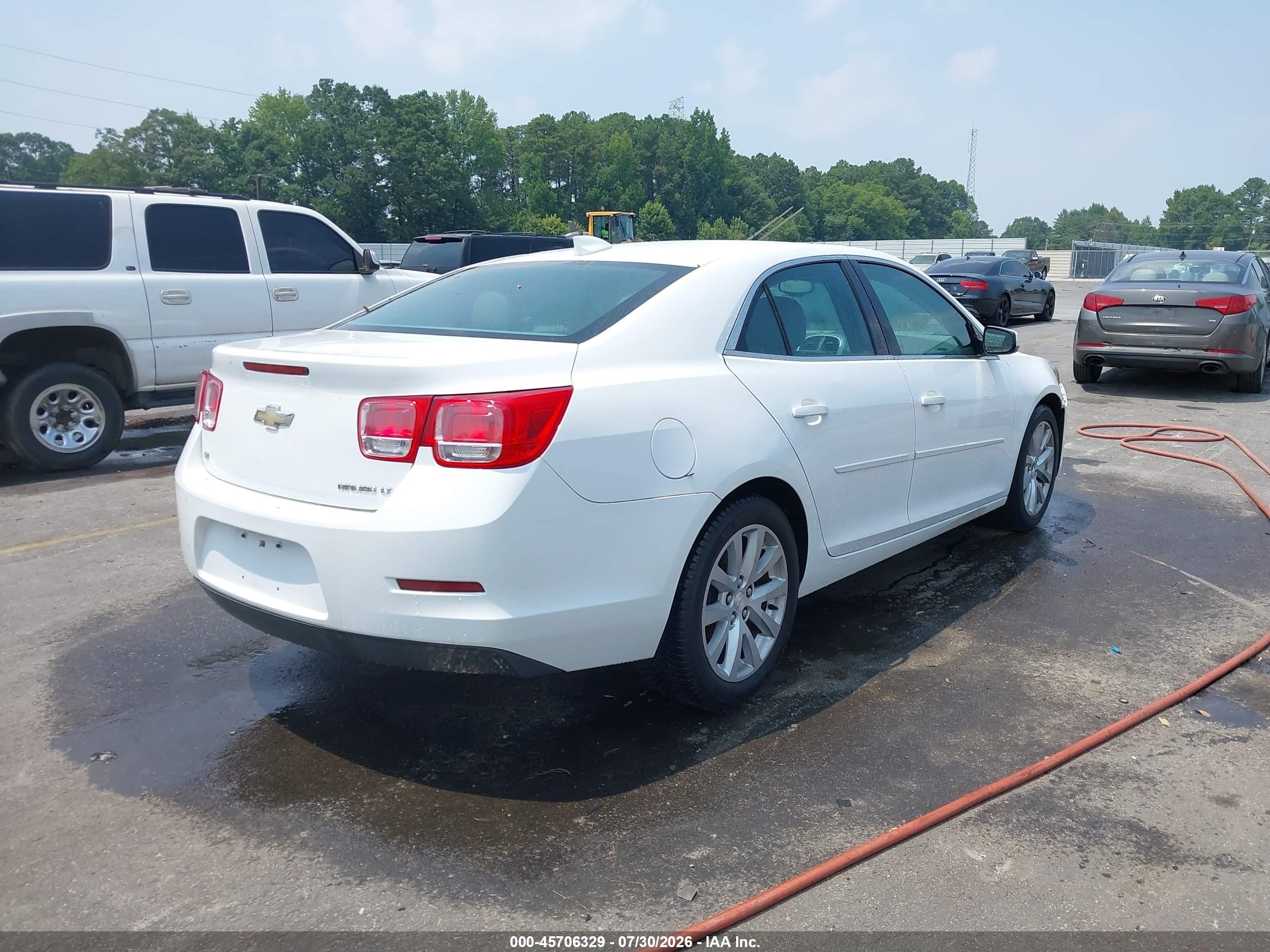 2015 Chevrolet Malibu 2lt White vin: 1G11D5SL8FF250498