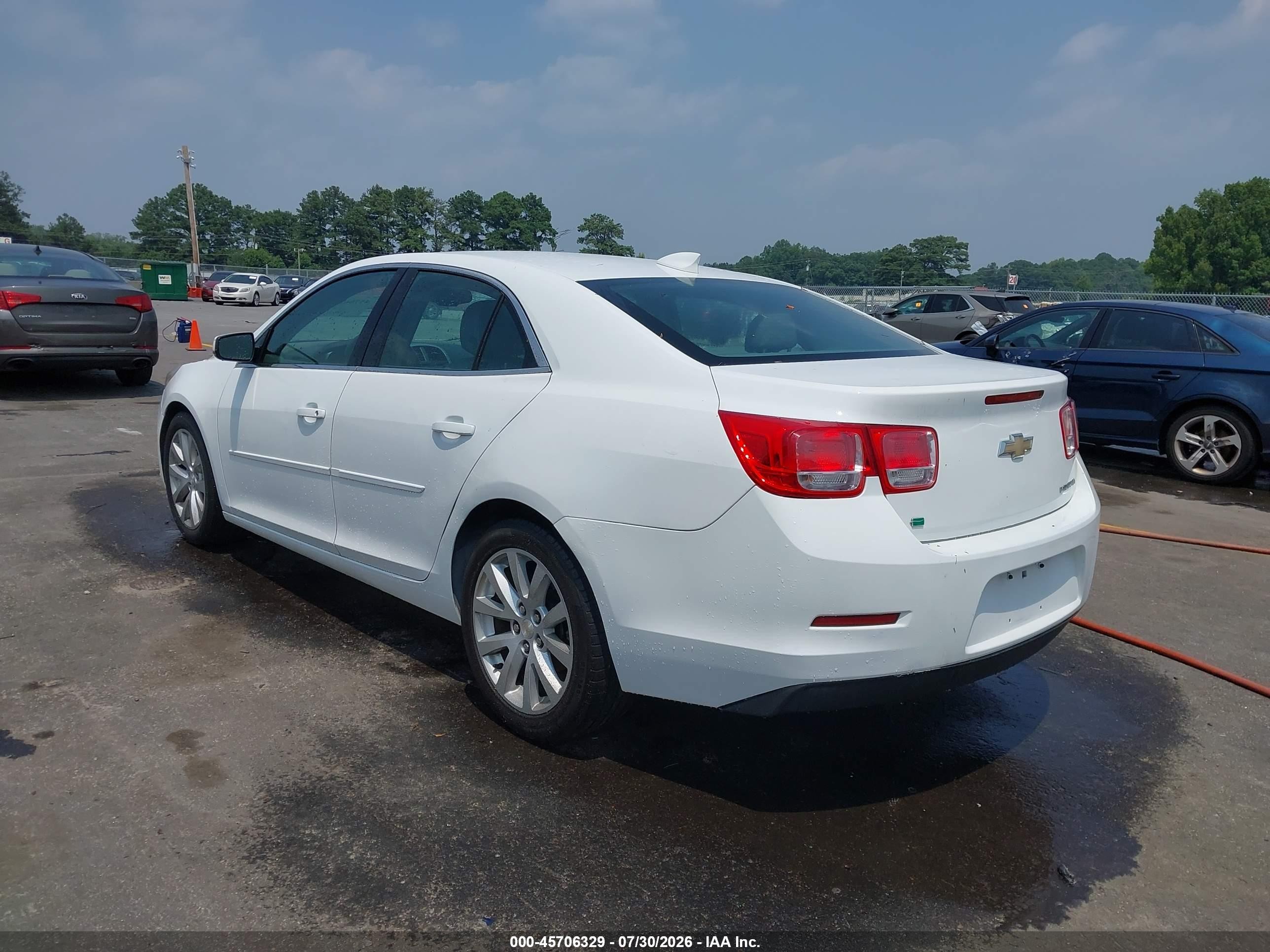 2015 Chevrolet Malibu 2lt White vin: 1G11D5SL8FF250498