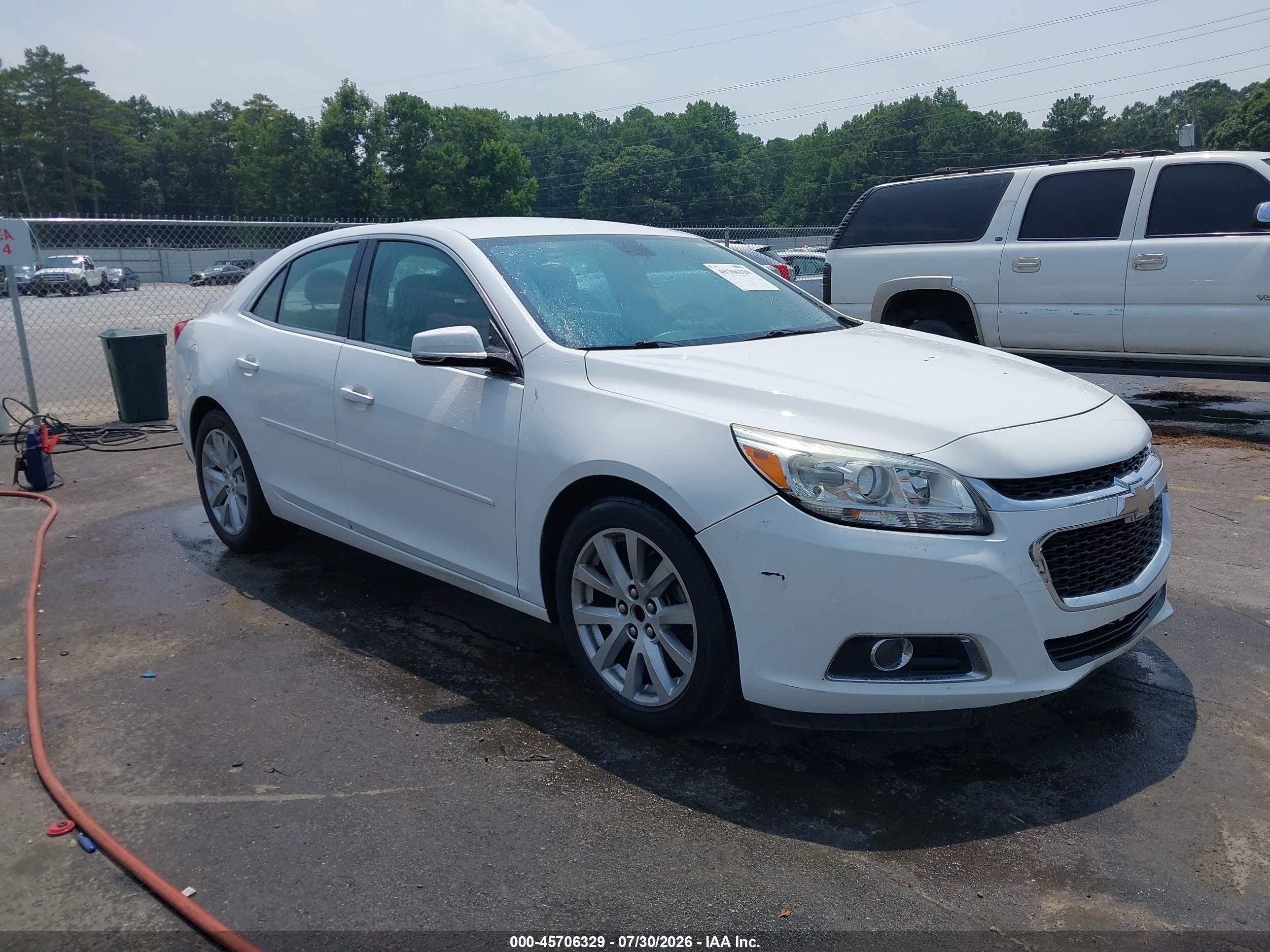 2015 Chevrolet Malibu 2lt White vin: 1G11D5SL8FF250498
