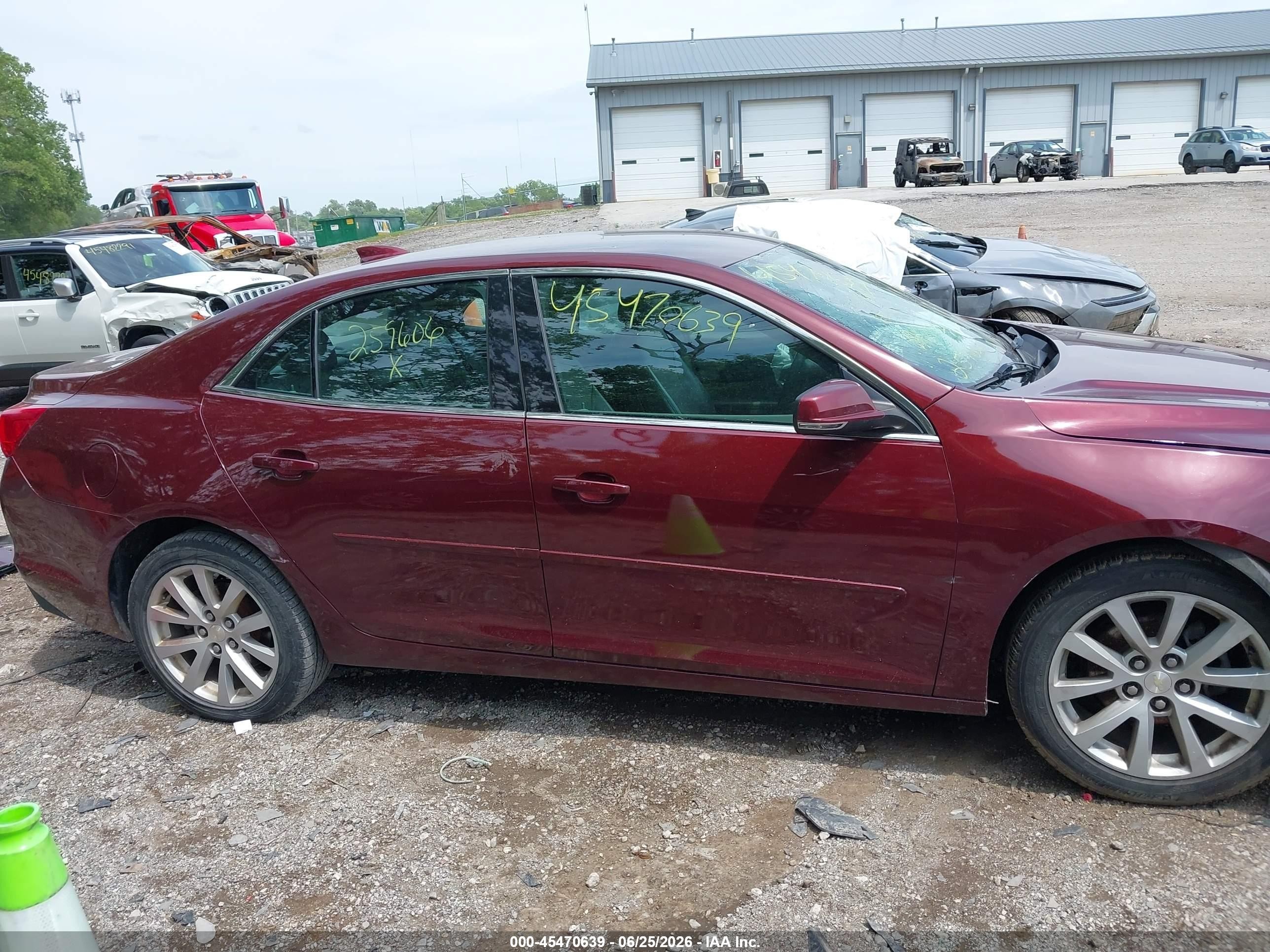2015 Chevrolet Malibu 2lt Red vin: 1G11D5SL8FF259606