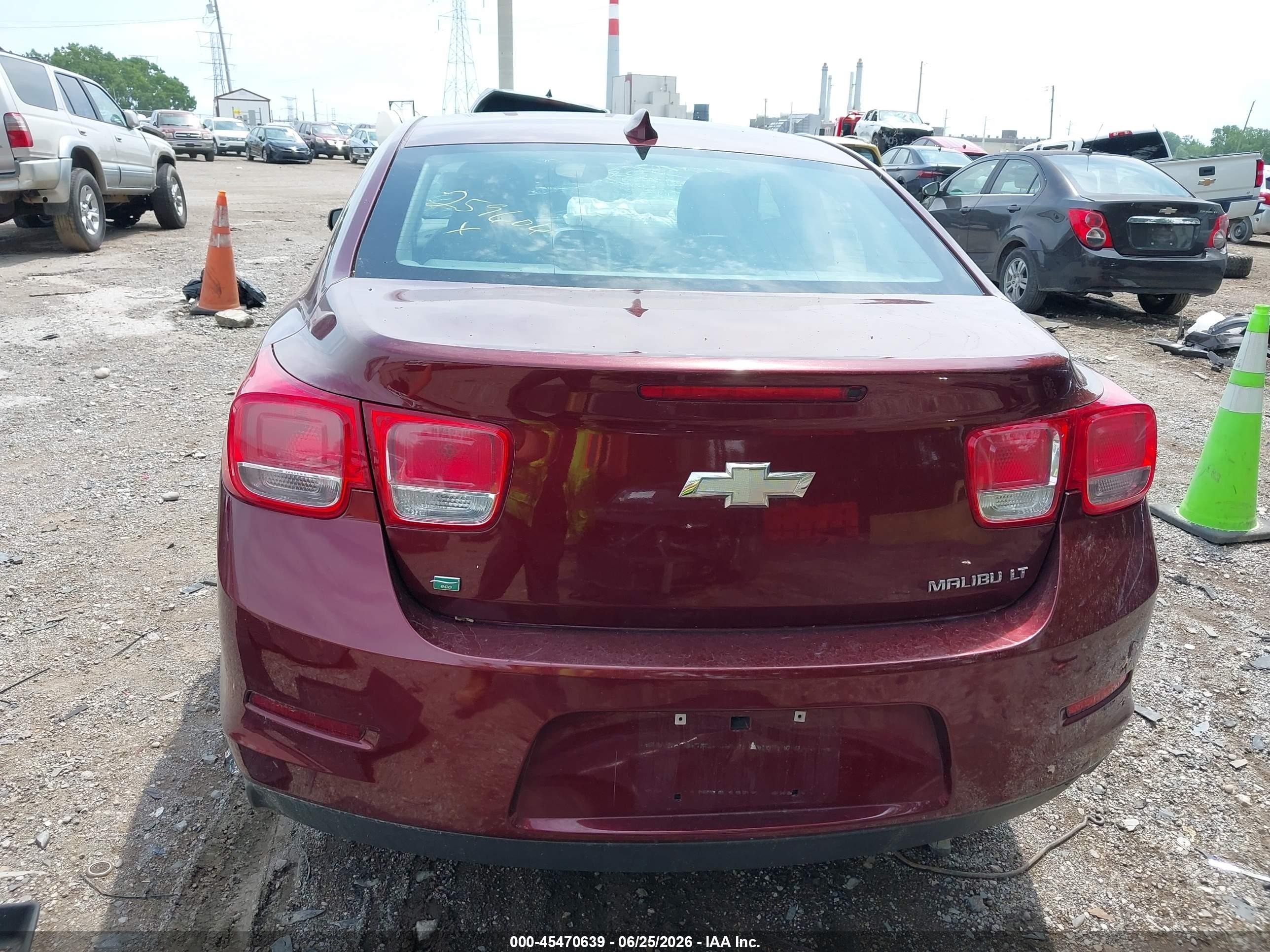 2015 Chevrolet Malibu 2lt Red vin: 1G11D5SL8FF259606