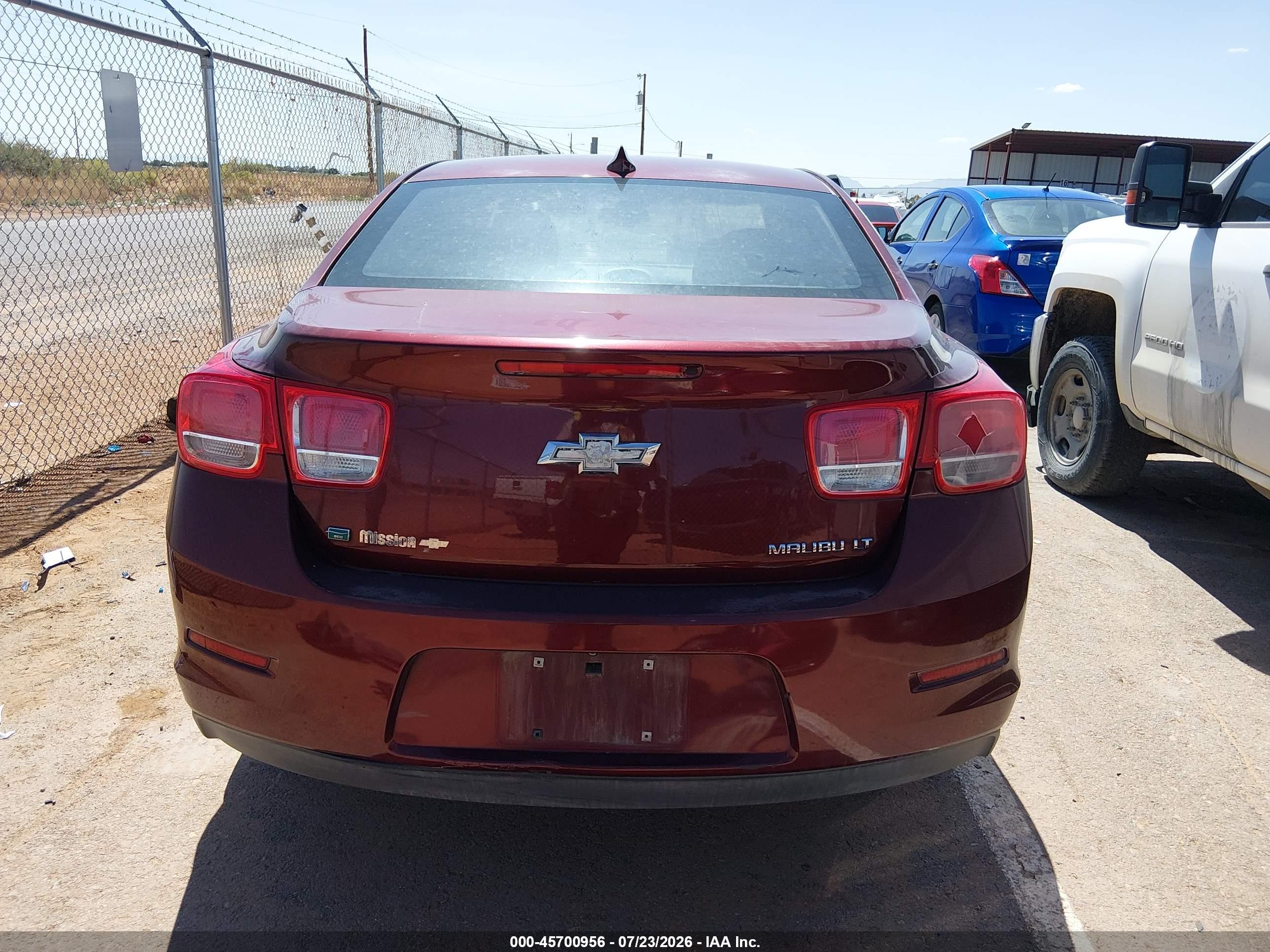 2015 Chevrolet Malibu 2lt Maroon vin: 1G11D5SL8FF275675