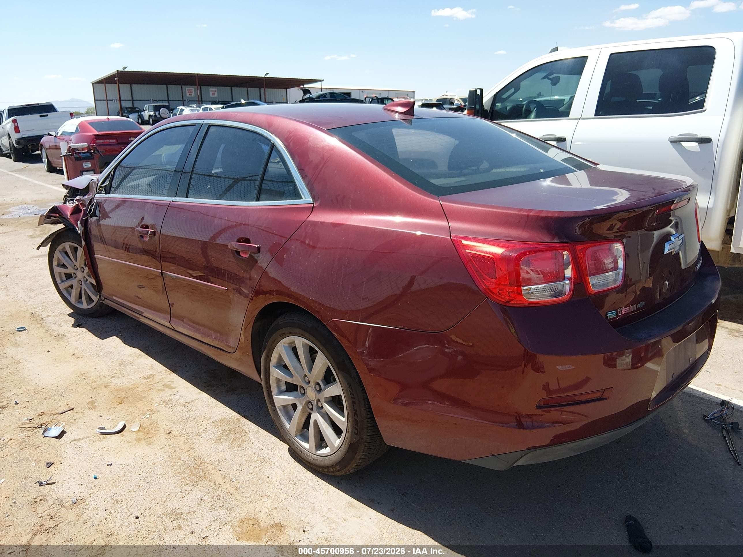2015 Chevrolet Malibu 2lt Maroon vin: 1G11D5SL8FF275675