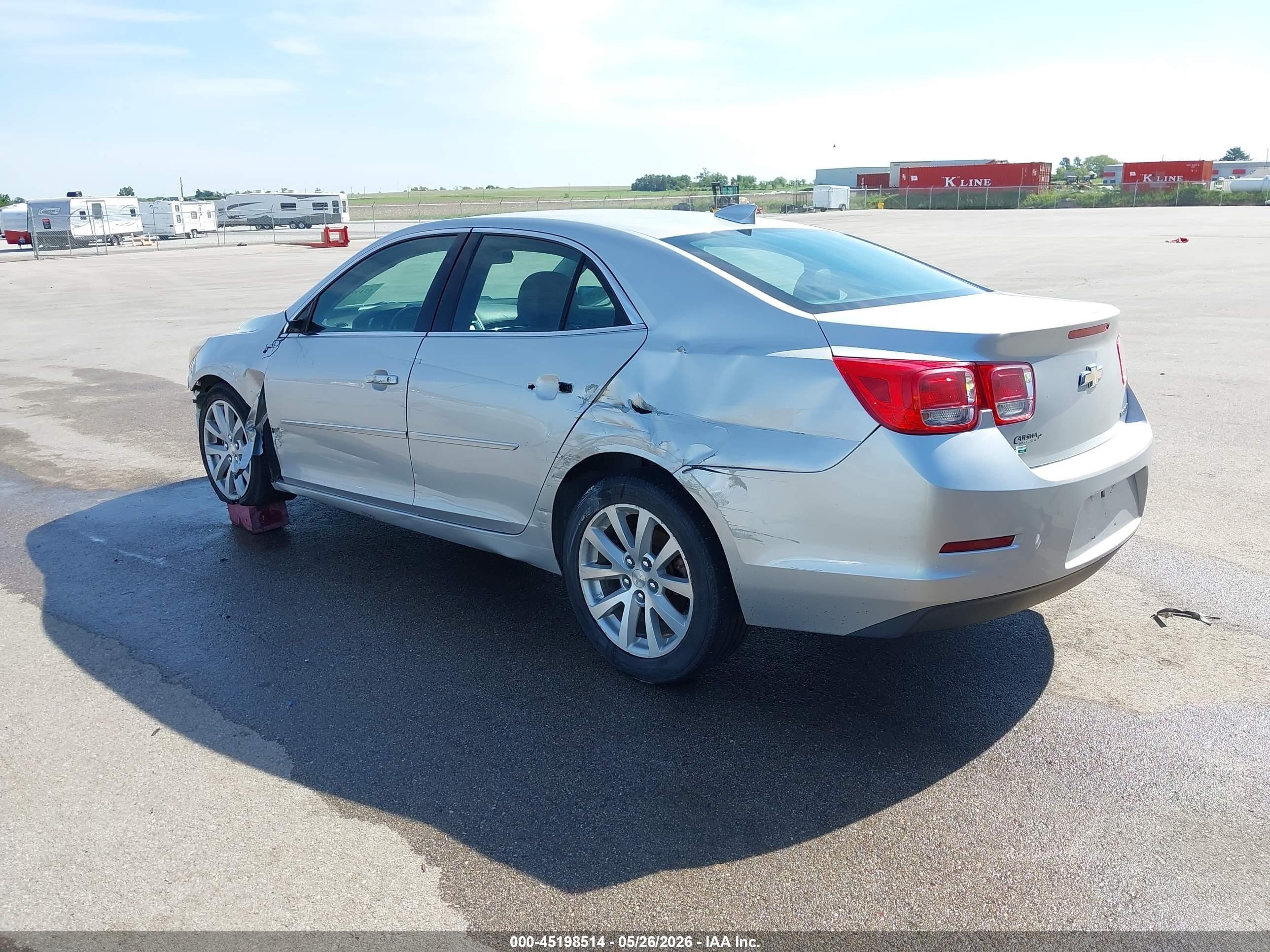 2015 Chevrolet Malibu 2lt Silver vin: 1G11D5SL8FF305287