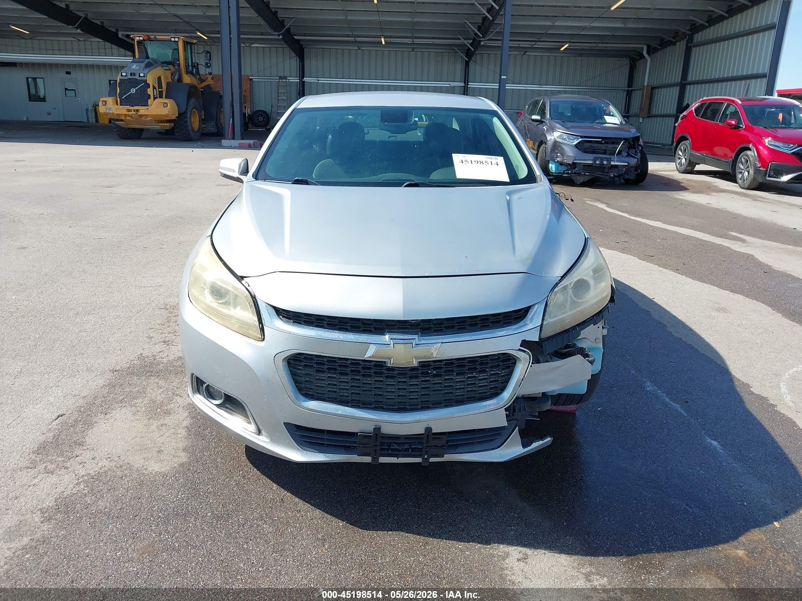 2015 Chevrolet Malibu 2lt Silver vin: 1G11D5SL8FF305287