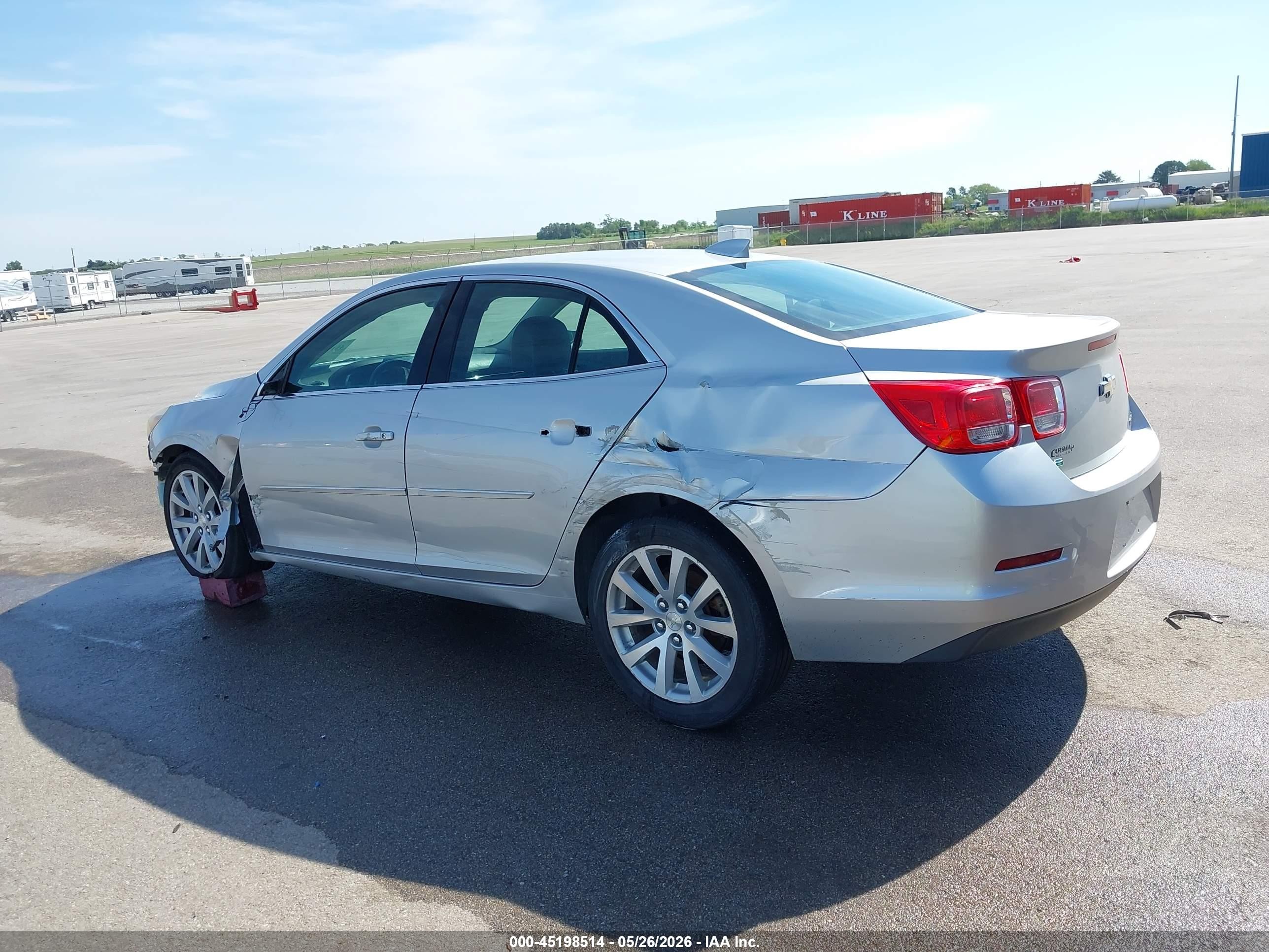 2015 Chevrolet Malibu 2lt Silver vin: 1G11D5SL8FF305287