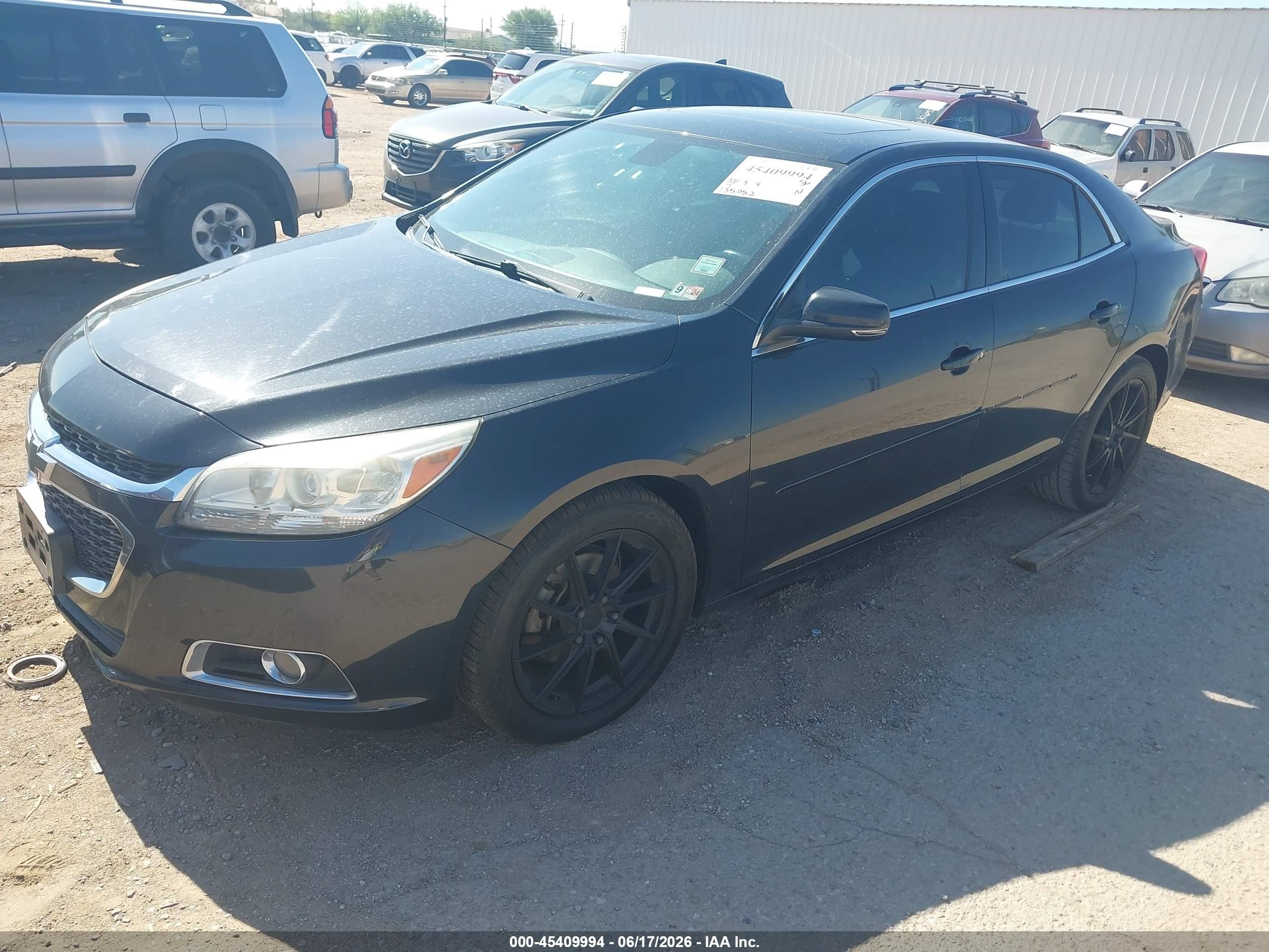 2015 Chevrolet Malibu 2lt Black vin: 1G11D5SL9FF287348