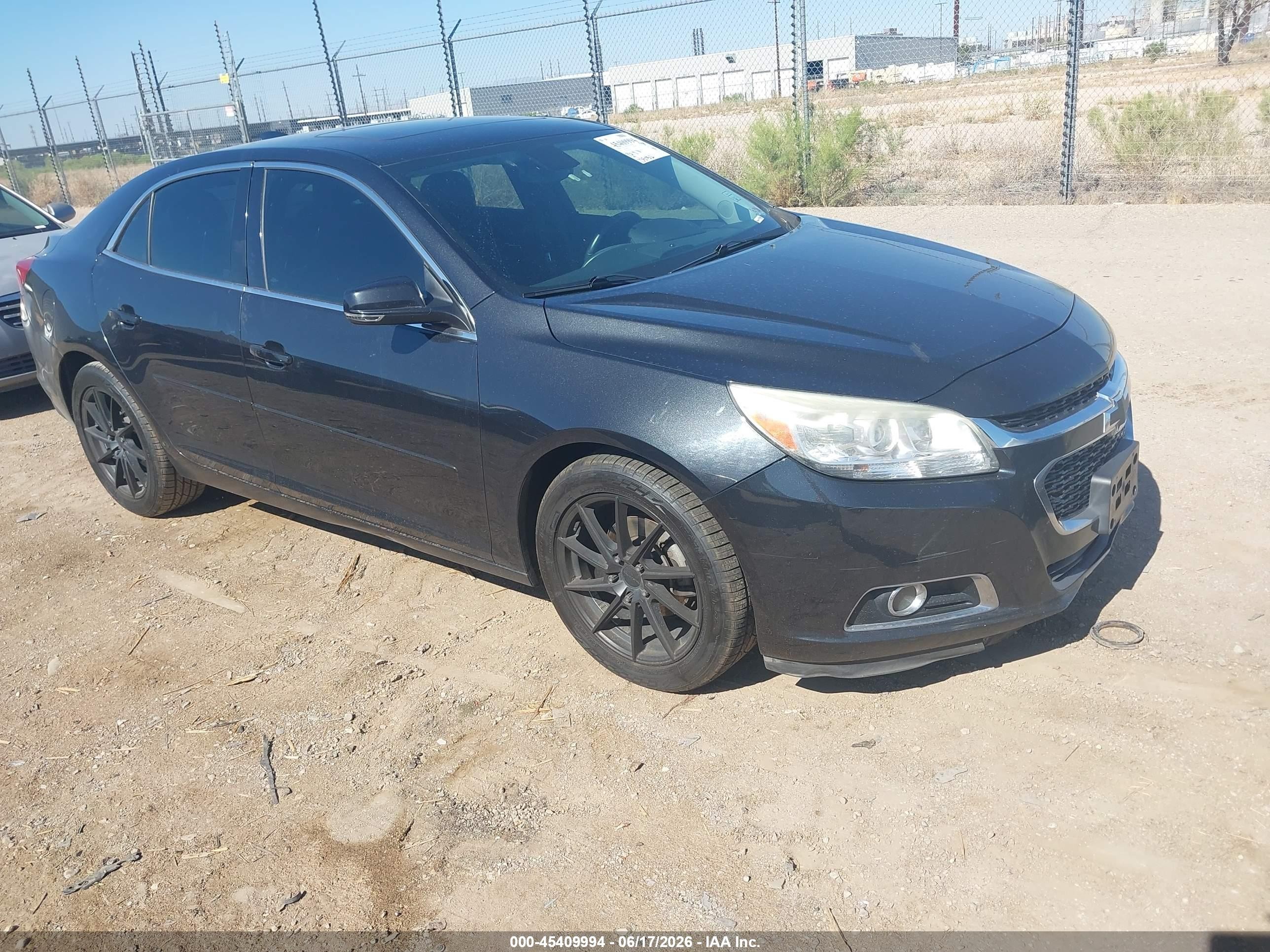 2015 Chevrolet Malibu 2lt Black vin: 1G11D5SL9FF287348