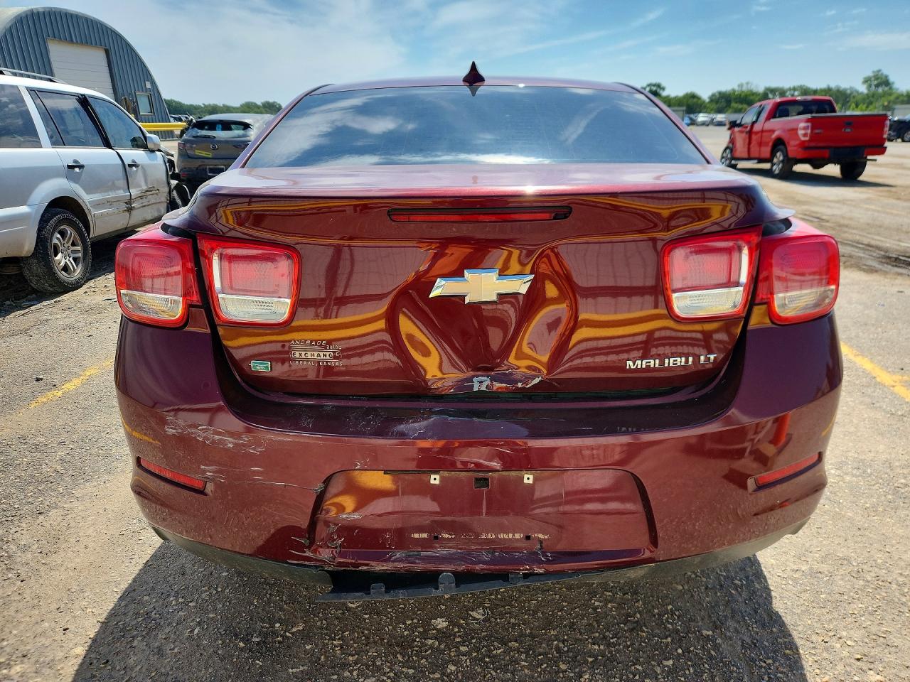 2015 Chevrolet Malibu 2lt Burgundy vin: 1G11D5SL9FF306738