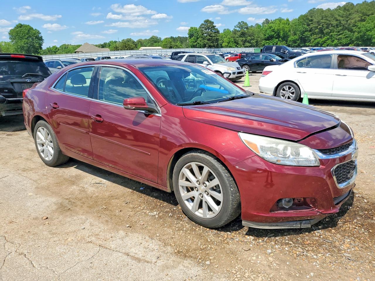 2015 Chevrolet Malibu 2lt Burgundy vin: 1G11D5SL9FF349797