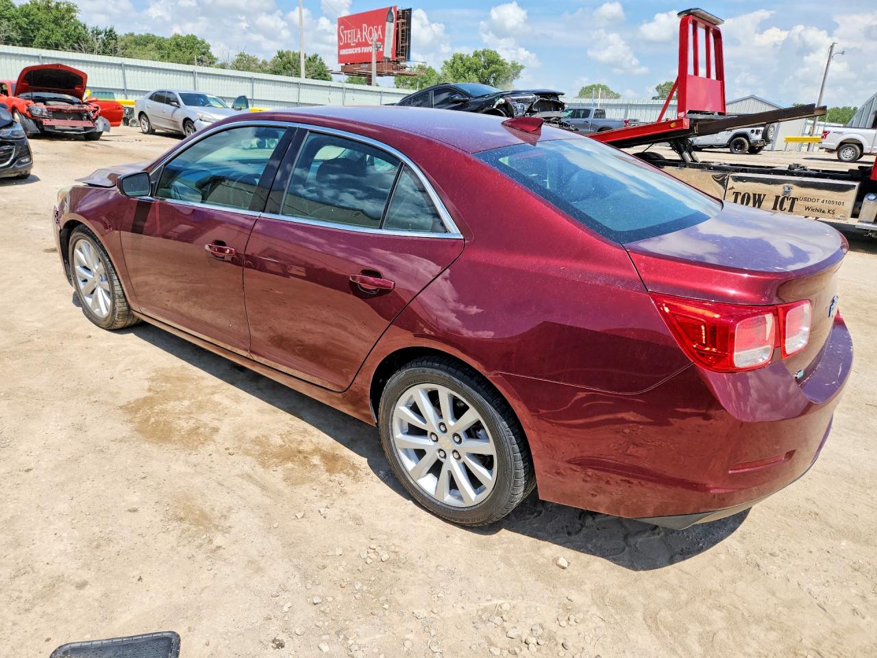 2015 Chevrolet Malibu 2lt Maroon vin: 1G11D5SLXFF130654