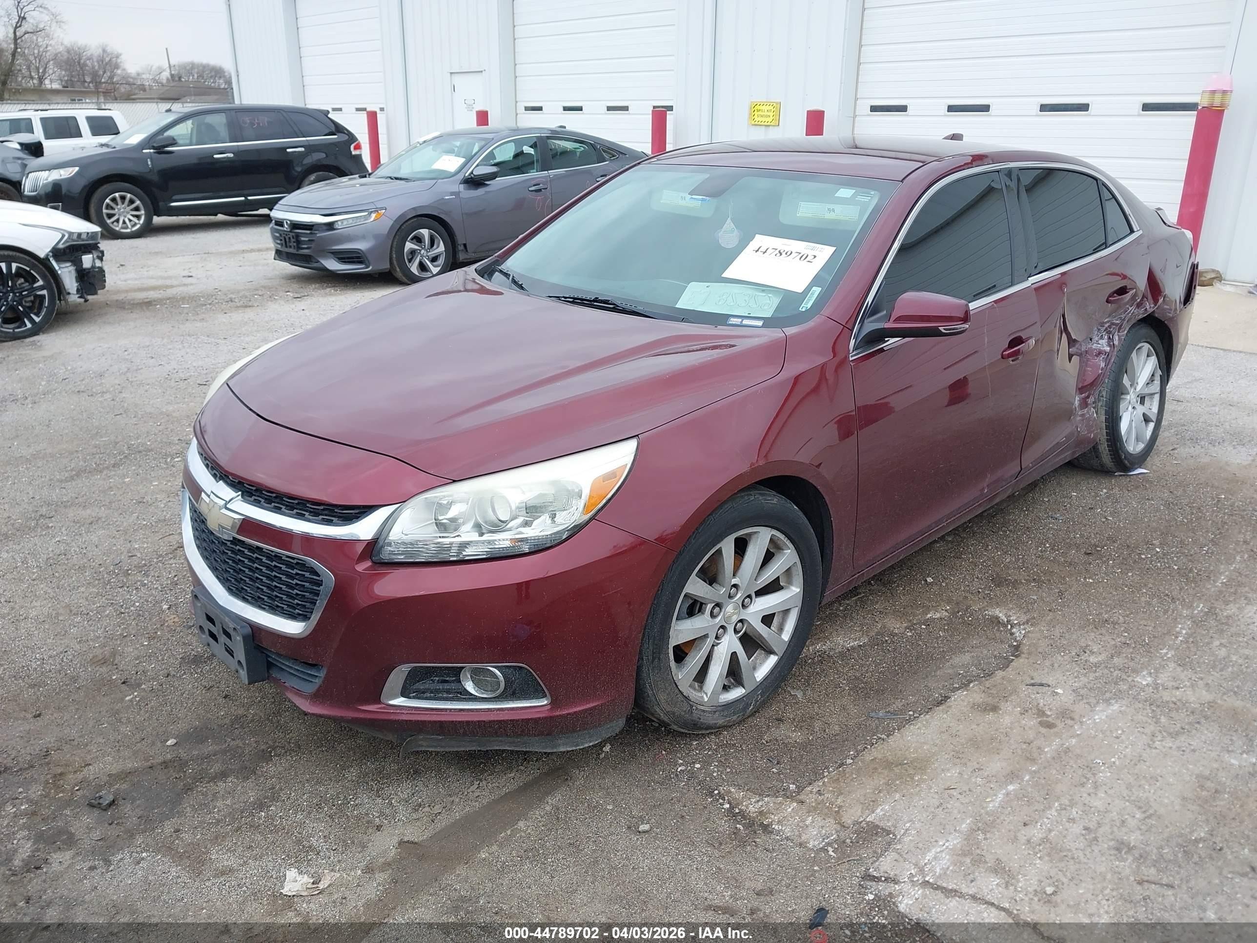 2015 Chevrolet Malibu 2lt Burgundy vin: 1G11D5SLXFF141380