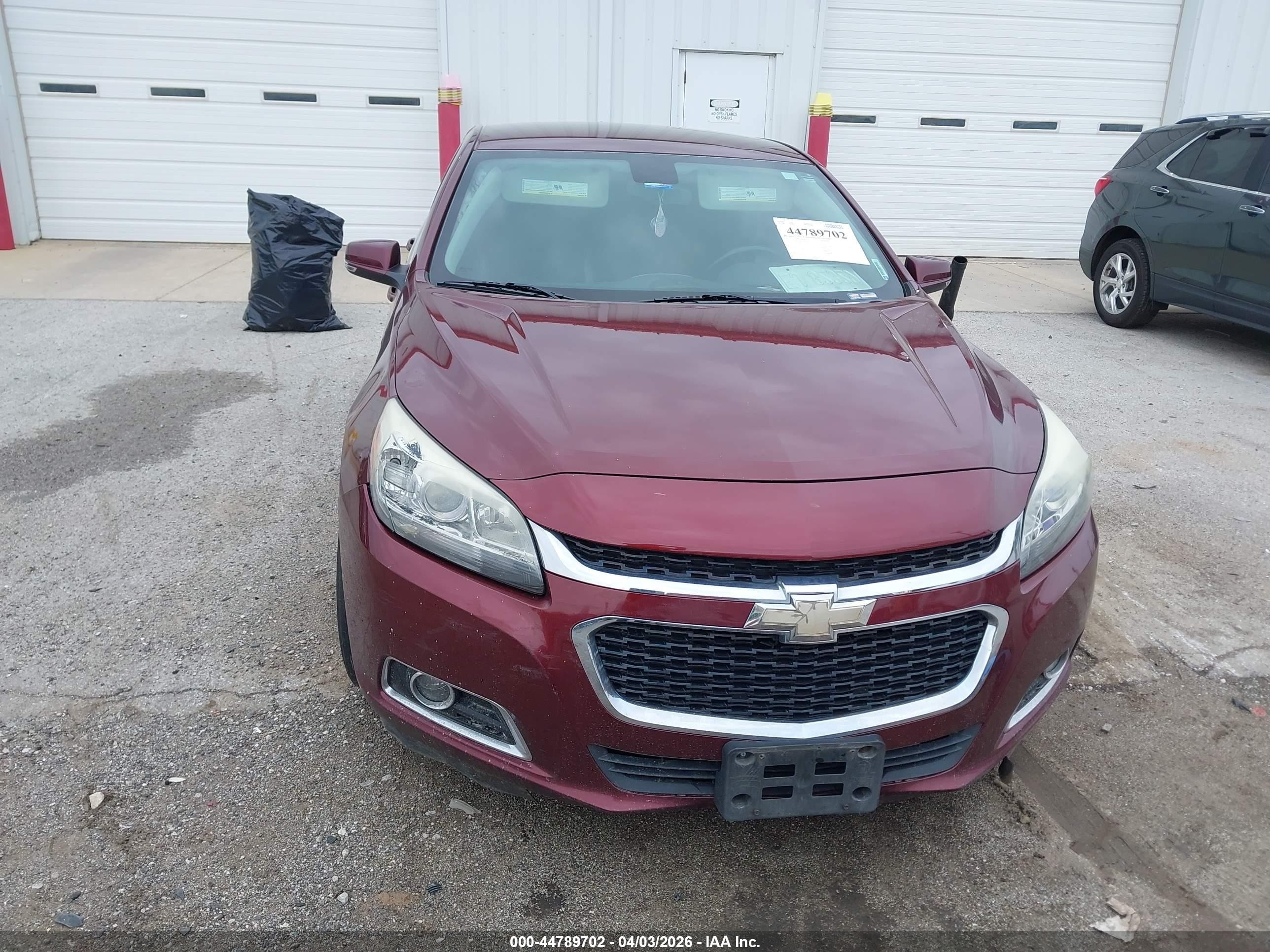 2015 Chevrolet Malibu 2lt Burgundy vin: 1G11D5SLXFF141380